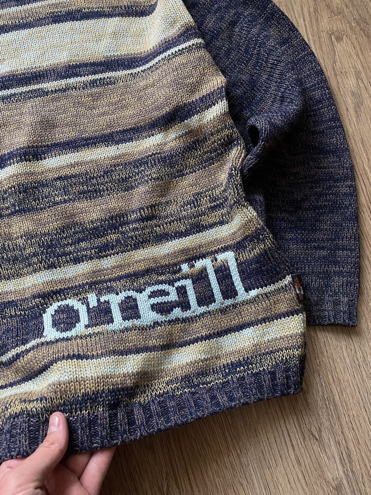 O'Neill × Vintage Vintage Oneill Knitted Surf Lana Wool Sweater Oakley Size US M / EU 48-50 / 2 - 3 Thumbnail