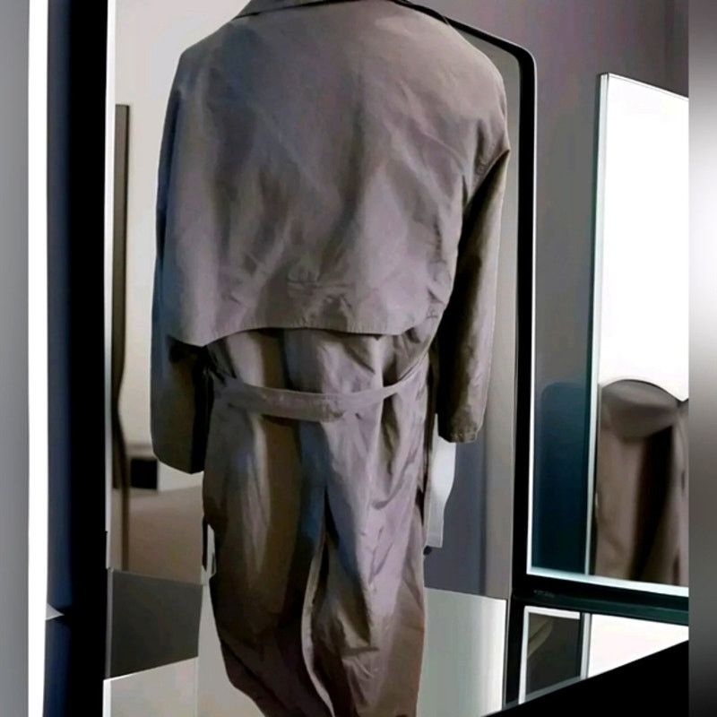 Other Vintage Drizzle Long Black Removable Lining Coat Size 44 L Size L / US 10 / IT 46 - 3 Thumbnail