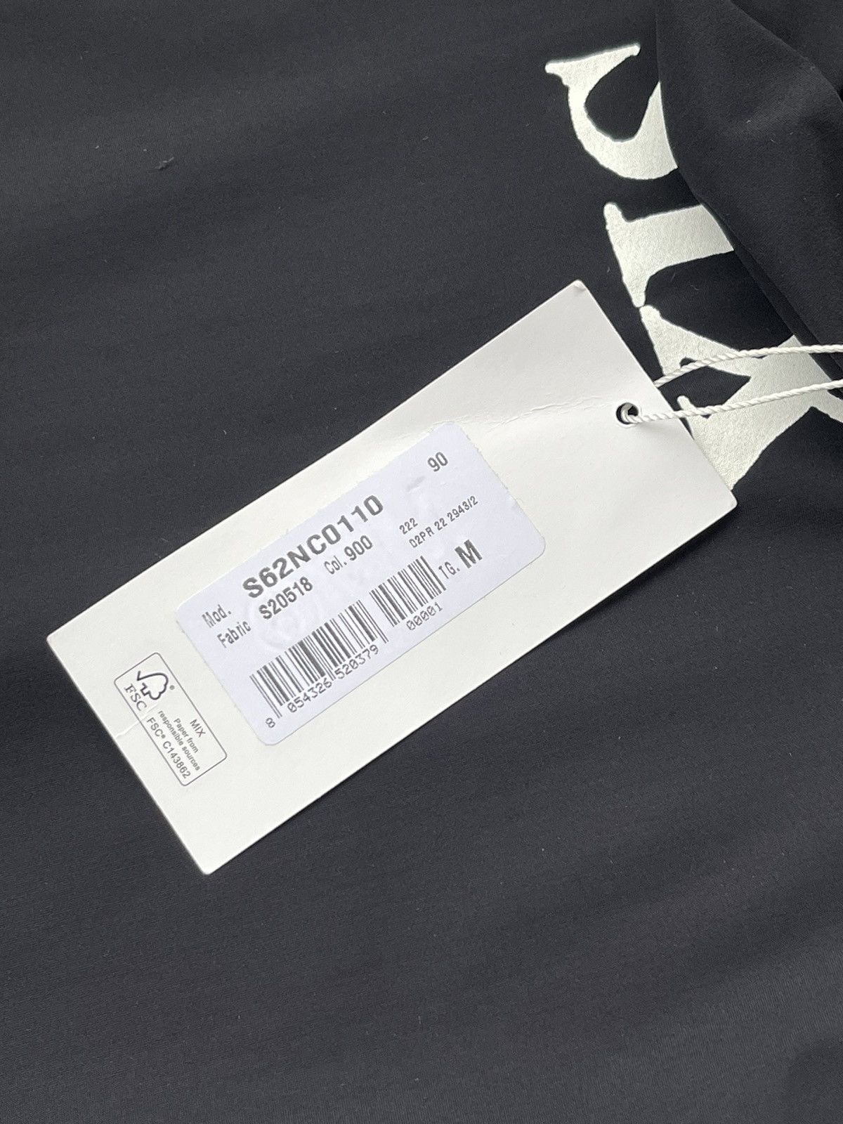 Maison Margiela SS22 Maison Margiela MM6 Black "SIX" Mesh Turtleneck Size US M / EU 48-50 / 2 - 9 Thumbnail