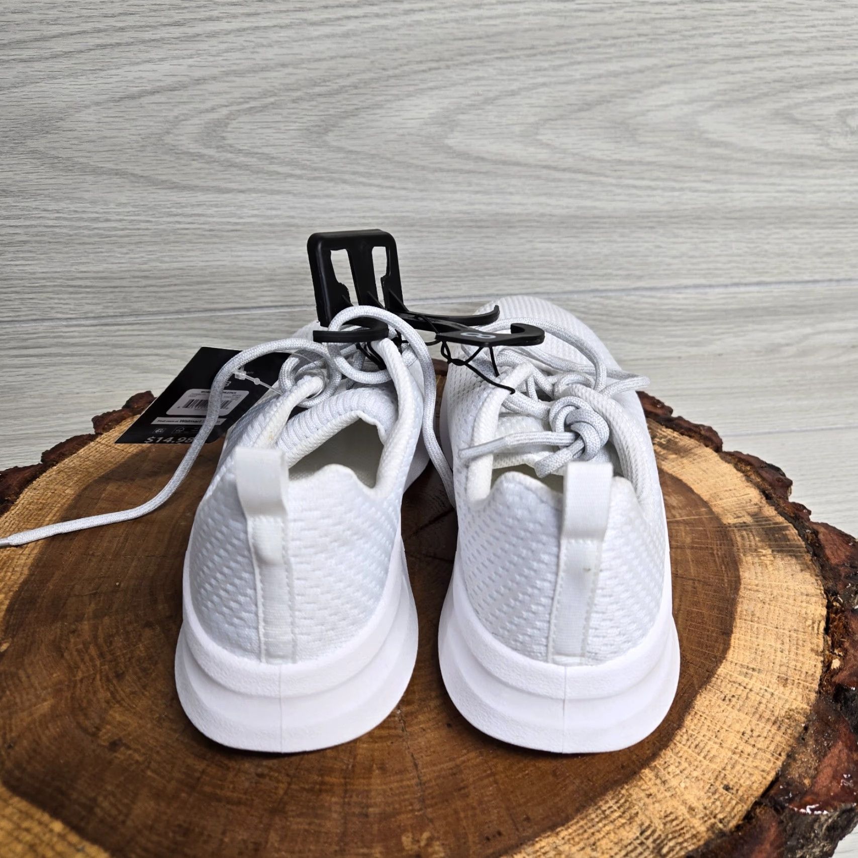 Athletic Works NEW Athletic Works White Lifestyle Jogger Sneakers Shoes Adult Women's 8 NEW Size 30" / US 8 / IT 44 - 4 Thumbnail