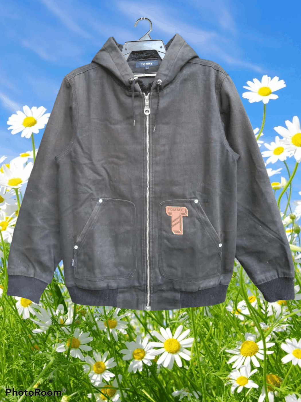 TOMMY JEANS DENIM JACKET HOODIE