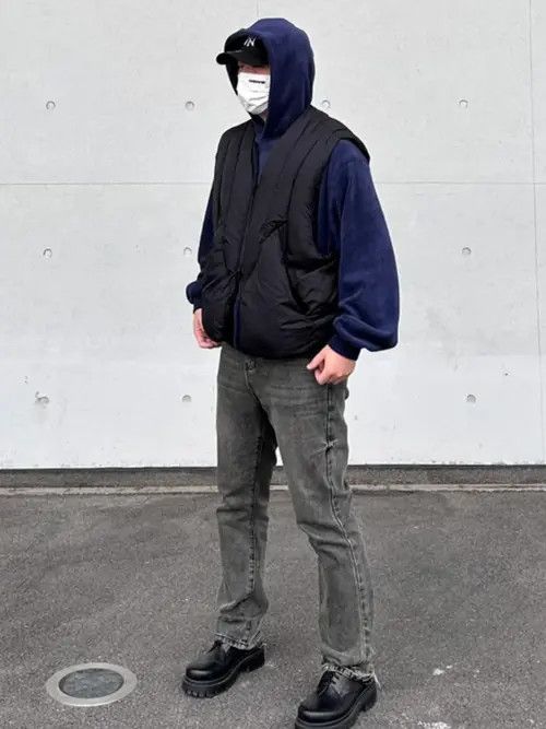 VIBE Black Full Zip Padded Vest Size US L / EU 52-54 / 3 - 5 Thumbnail