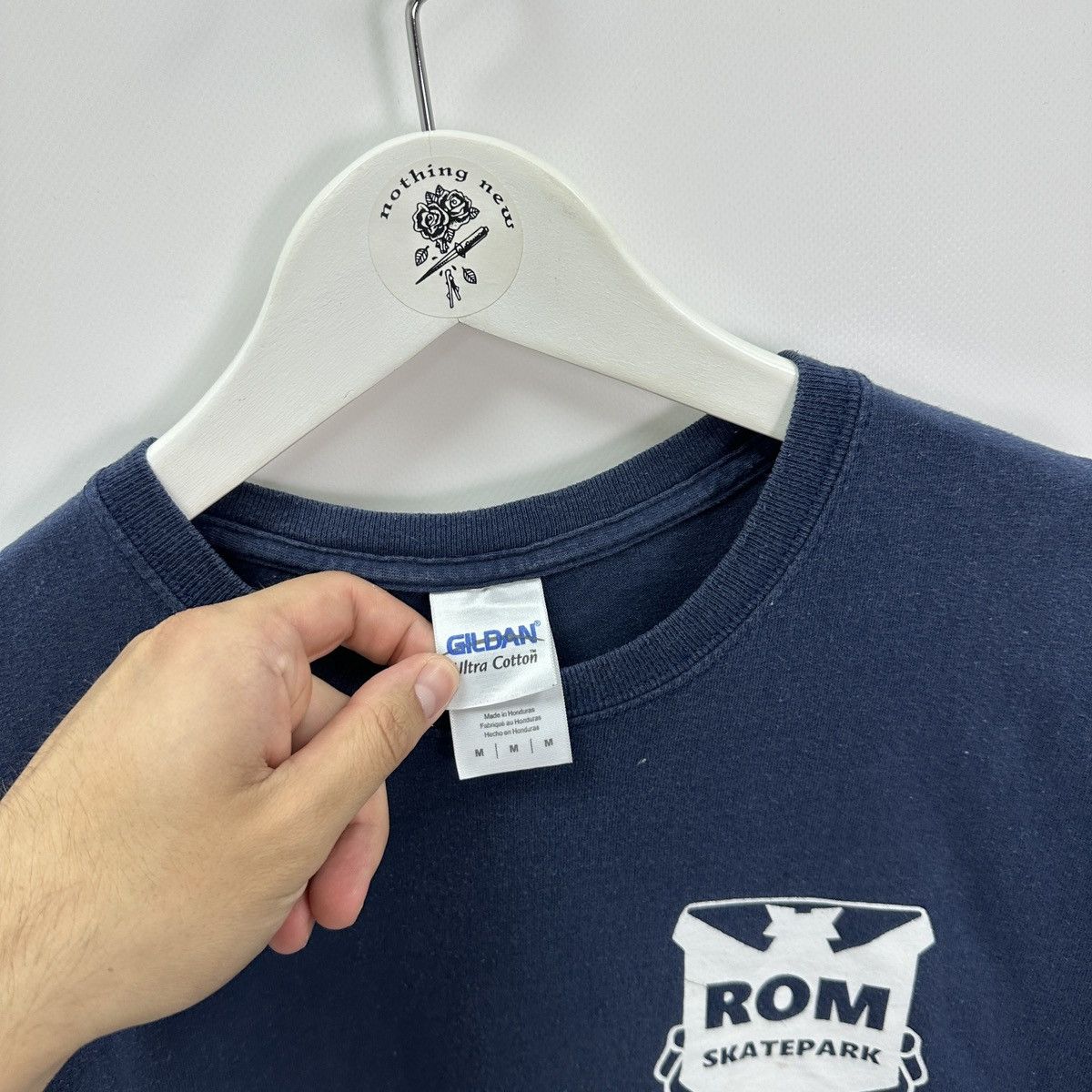 Vintage Vintage 00s Rom Skatepark Skateboarding tee promo sk8 og Size US M / EU 48-50 / 2 - 6 Thumbnail