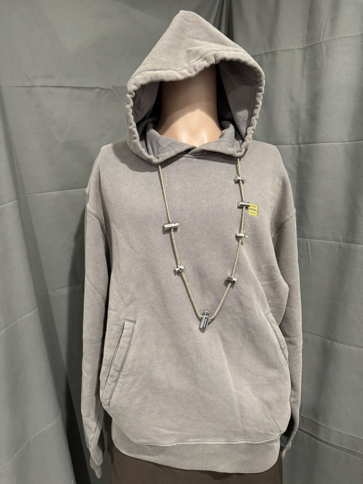 AMBUSH Design Gray Dove Hoodie BRAND NEW