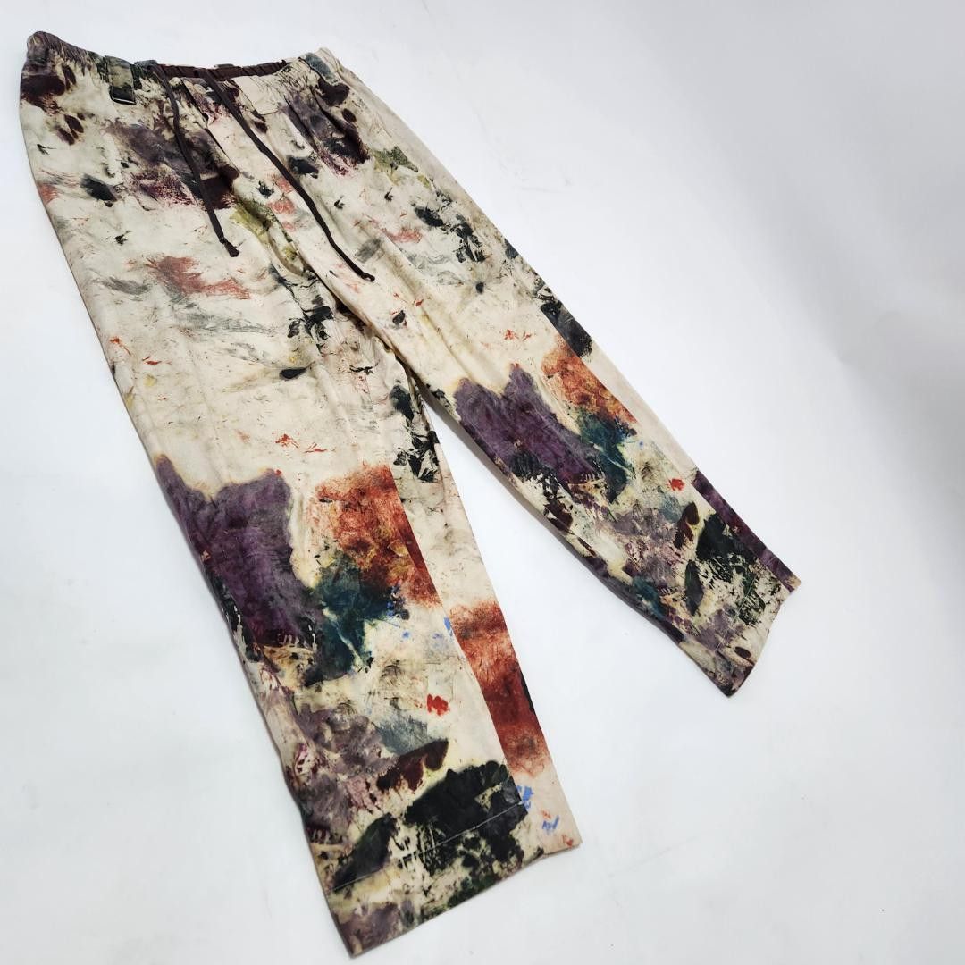 Yohji Yamamoto Yohji Yamamoto POUR HOMME Paint Wide Pants Size US 33 - 1 Thumbnail