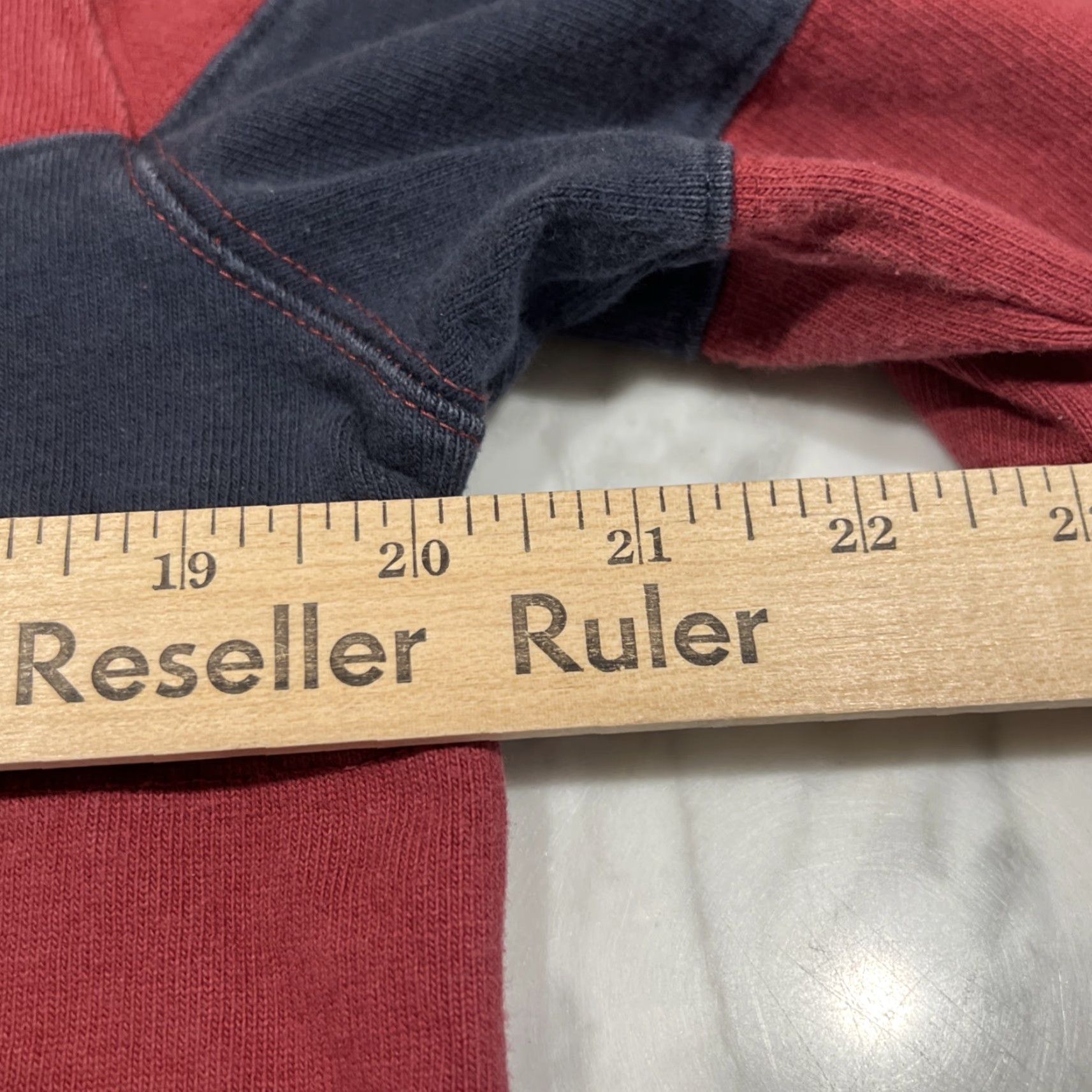 Gap VINTAGE GAP Rugby Shirt Men M Burgundy Navy Stripe Y2K Collar Cotton Size US M / EU 48-50 / 2 - 6 Thumbnail