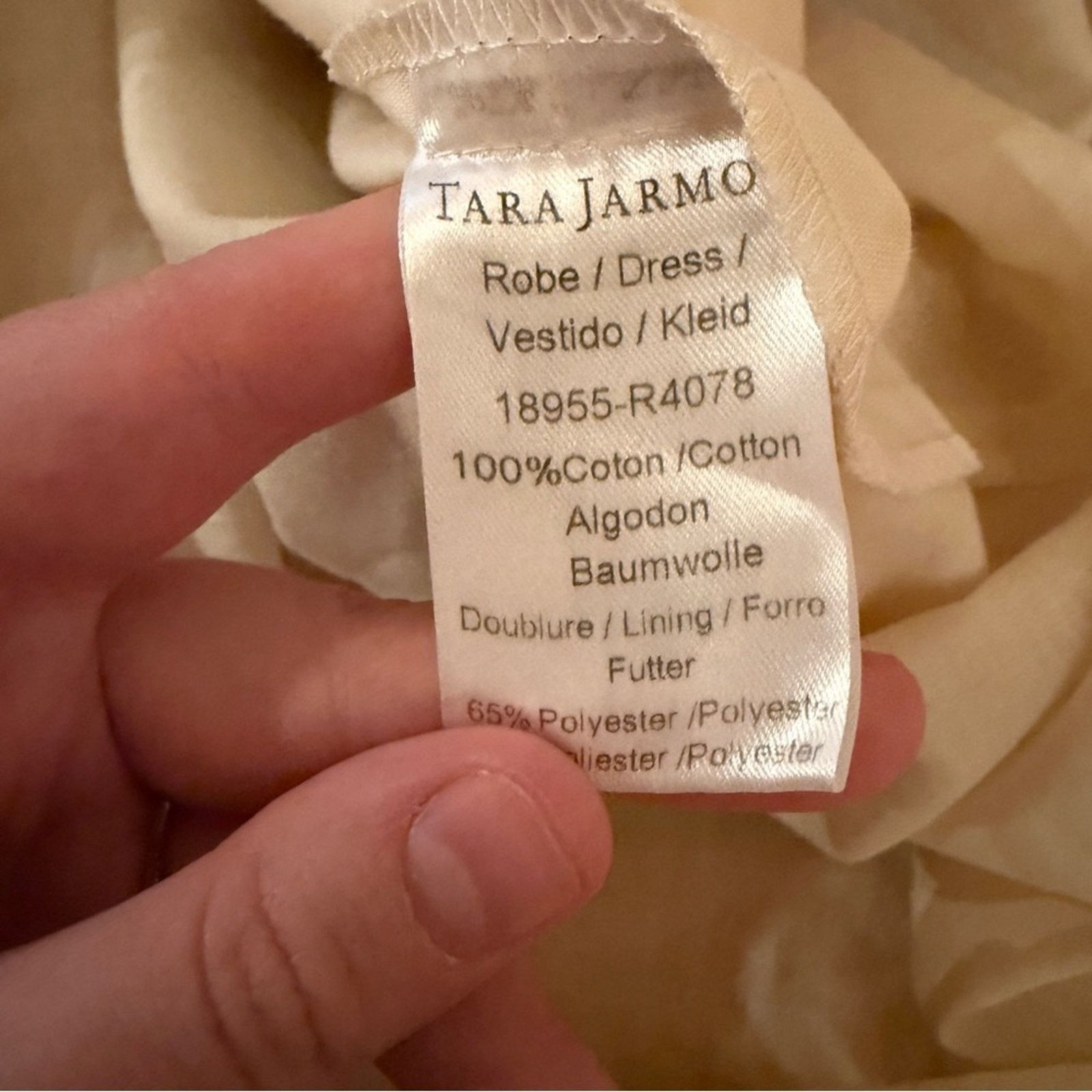 Tara Jarmon Tara Jarmon Rainbow 3/4 Sleeve Midi Dress Sz 38 / US 6 Size XS / US 0-2 / IT 36-38 - 7 Thumbnail