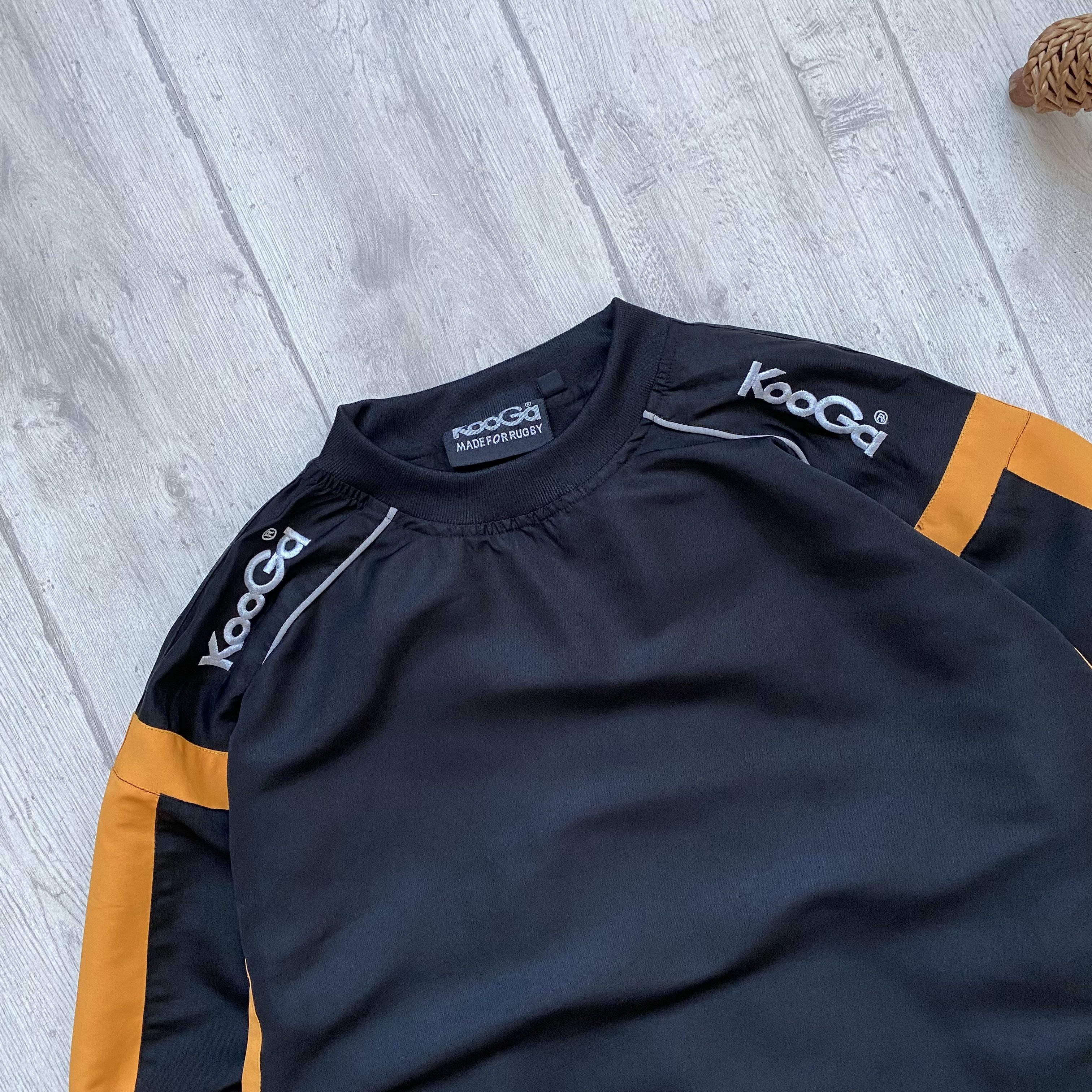Nike 🏈Drill Vintage Nylon Sweatshirt Kooga Rygbu training jersey Size US M / EU 48-50 / 2 - 2 Thumbnail