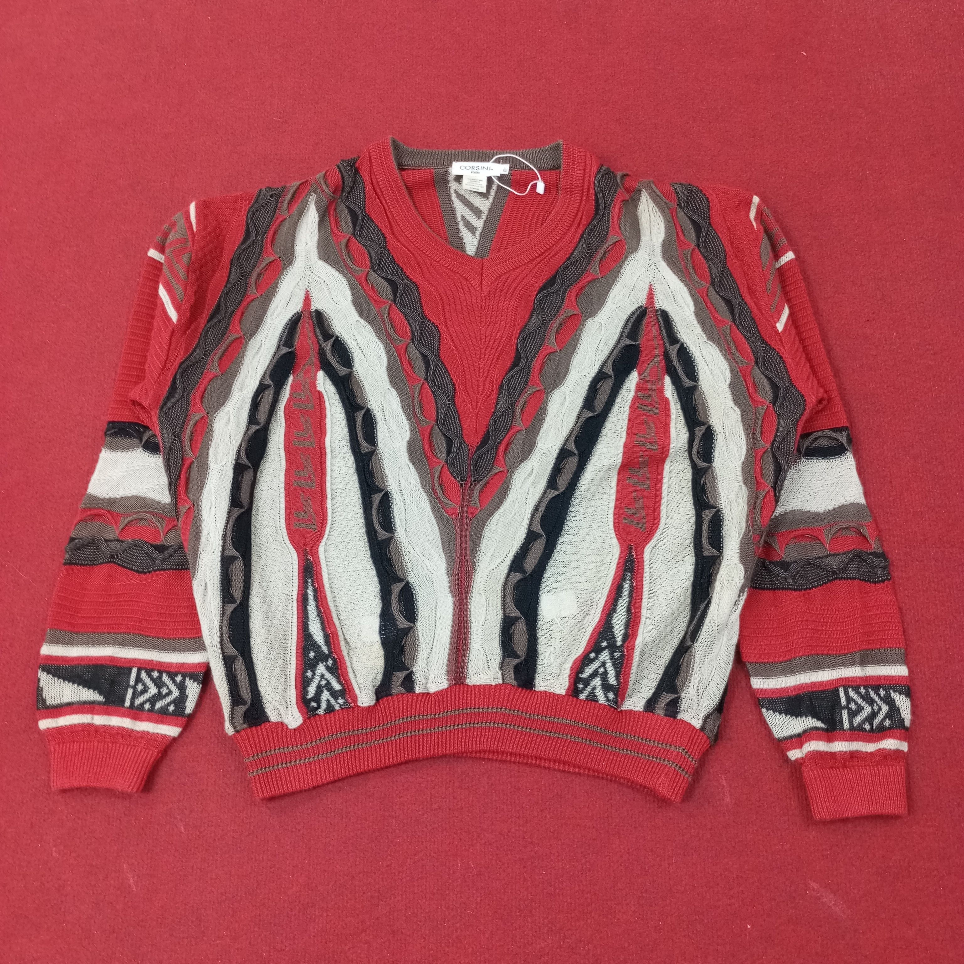 Coogi Corsini Italia Coogi Fashion Style Sweatshirt c240n16 Size US XL / EU 56 / 4 - 1 Thumbnail