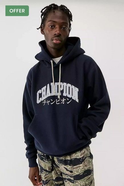 Champion Champion UO Exclusive Ecru Japanese Hoodie Size US L / EU 52-54 / 3 - 4 Thumbnail