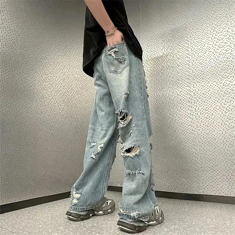Japanese Brand High Street Ripped Jeans Size US 32 / EU 48 - 2 Thumbnail