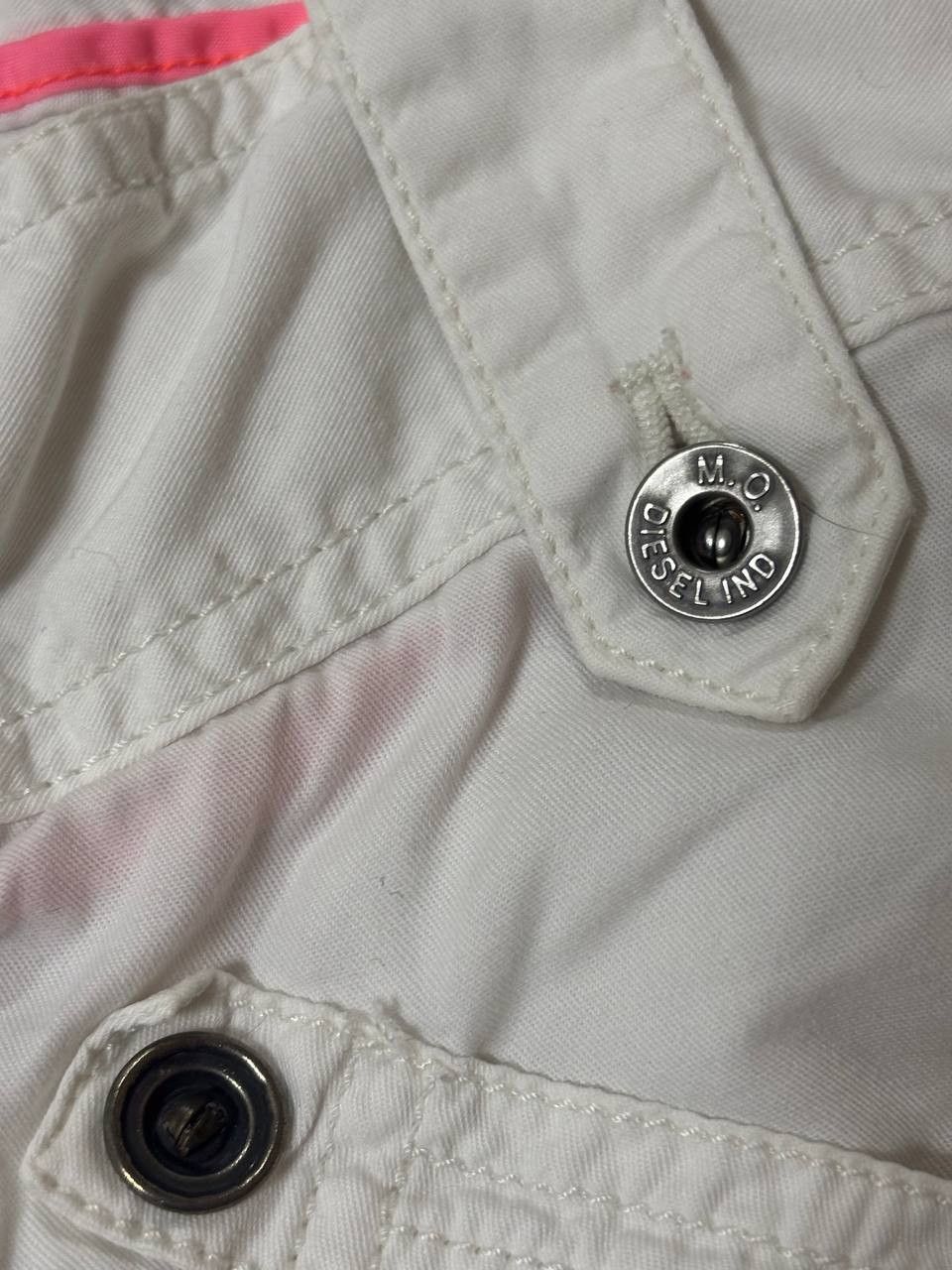 Diesel Diesel White Cargo Pants – Size 29 – Y2K Utility Style Size 29" - 6 Thumbnail