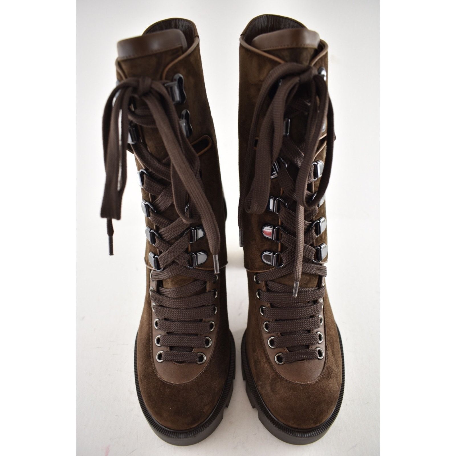 Christian Louboutin Christian Louboutin Macademia 100 Brown Platform Block Size US 9.5 / IT 39.5 - 6 Thumbnail