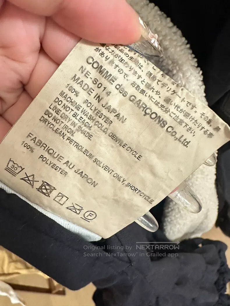 Comme des Garcons Comme Des Garcons size S Asymmetrical Polyester Pleated Sk Size 22" - 7 Thumbnail