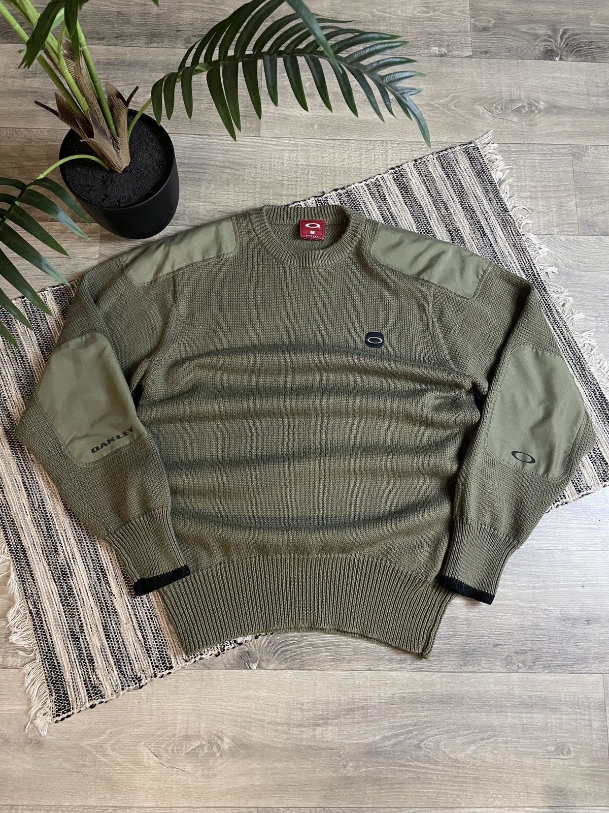 Oakley ☠️ OAKLEY 00s Nylon-Knitted Logo Knitwear Sweater M Size US M / EU 48-50 / 2 - 7 Thumbnail