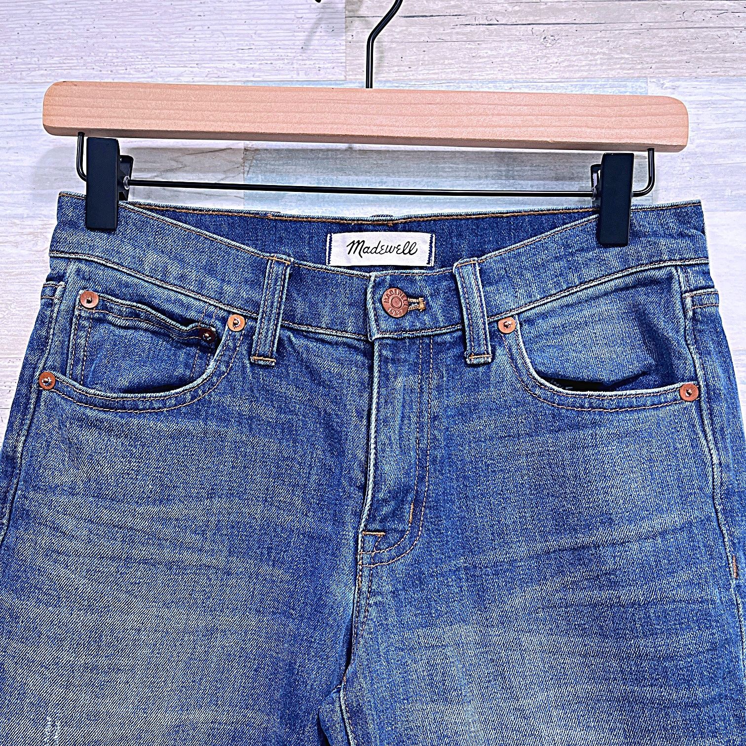 Madewell MADEWELL Slim Boyjean Brinville Wash Ripped Womens 24 Size 24" / US 00 / IT 34 - 2 Thumbnail