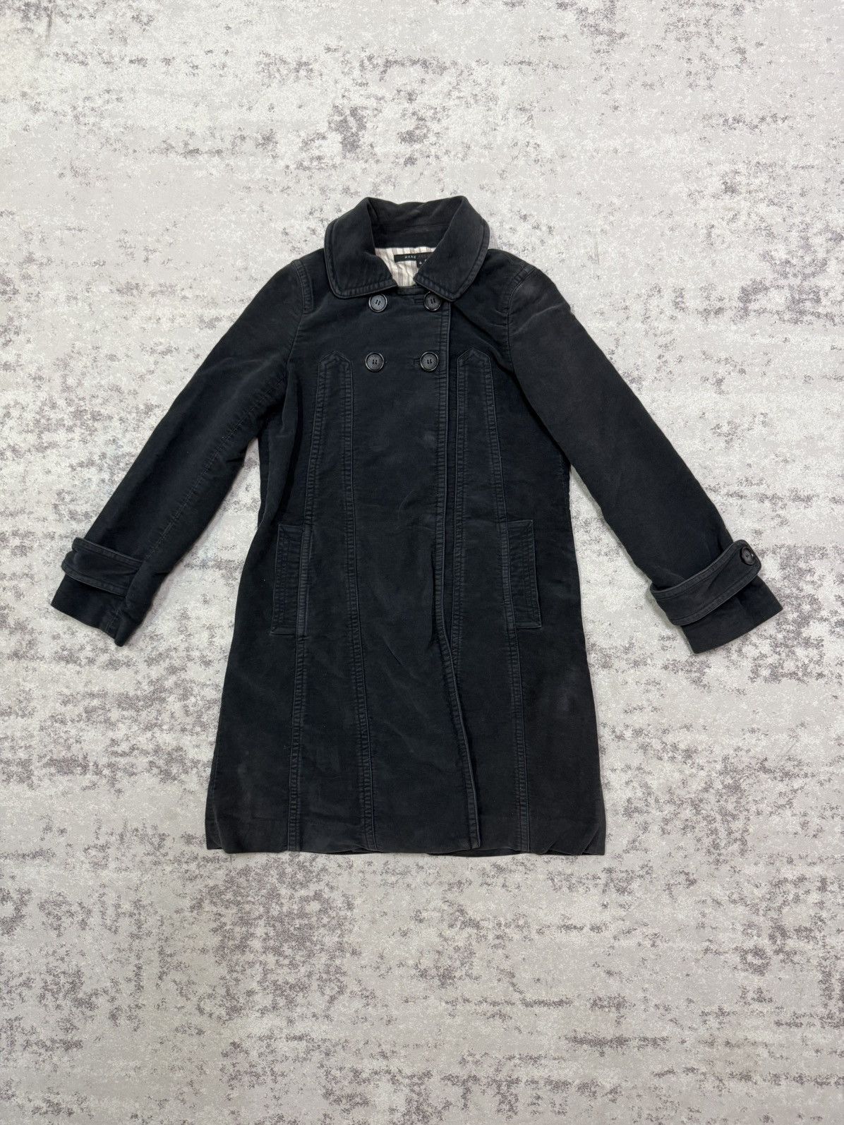 Marc Jacobs Vintage Marc Jacobs Double Breasted Long Coat Jacket Size S / US 4 / IT 40 - 3 Thumbnail