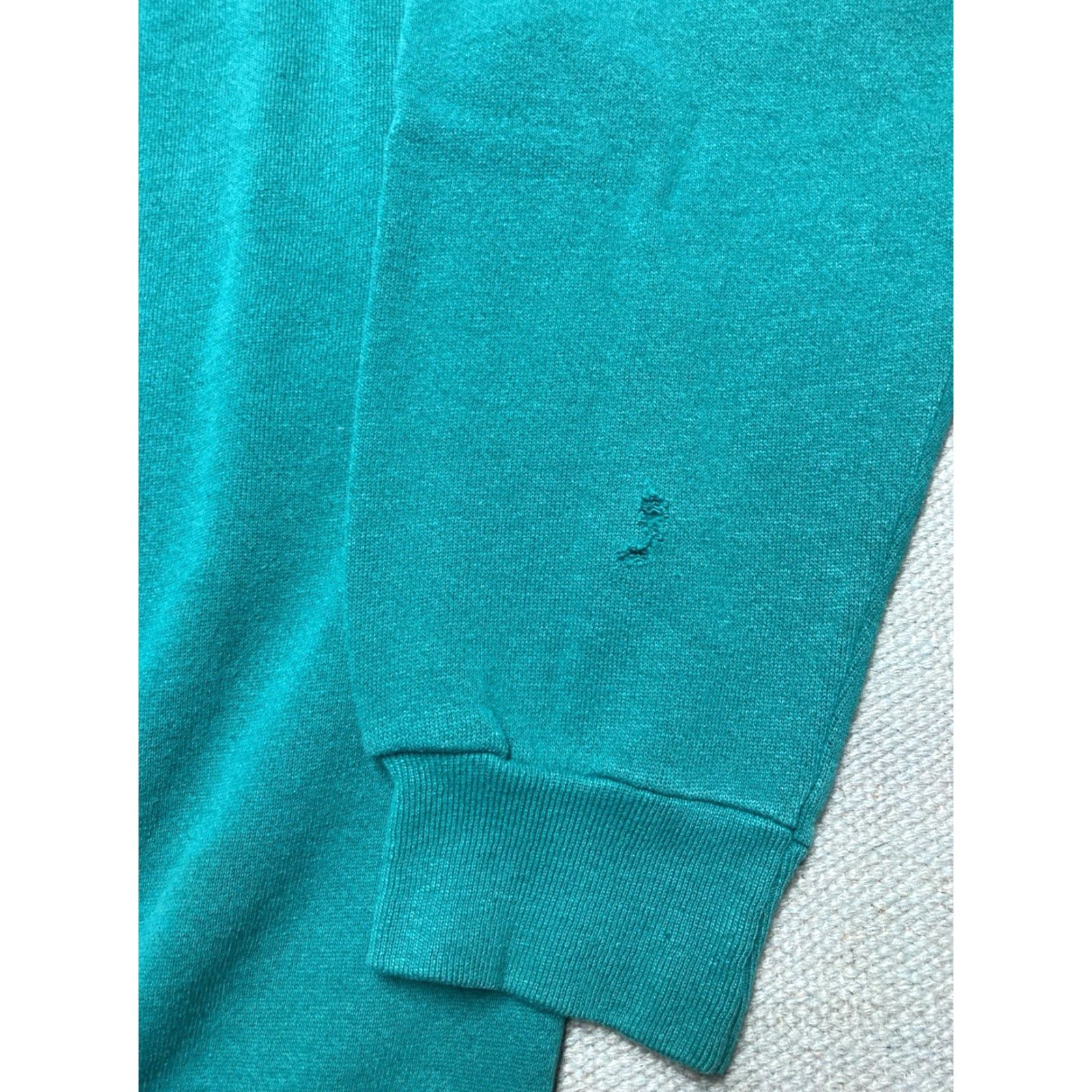 Altea VINTAGE Sweatshirt Crewneck 80s XL Men Blue Teal Distressed Pullover Size US XL / EU 56 / 4 - 2 Thumbnail