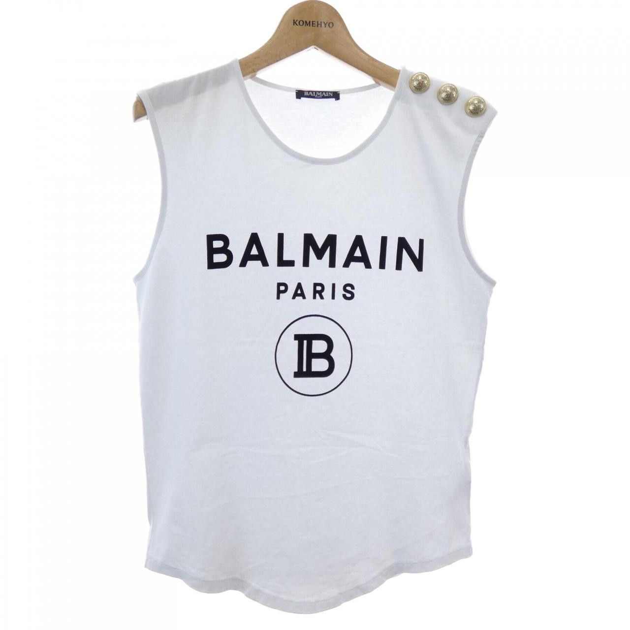 Balmain Balmain Balmain Top Textile Tops SF11365I193 DUTY FREE for USA Size ONE SIZE - 1 Thumbnail