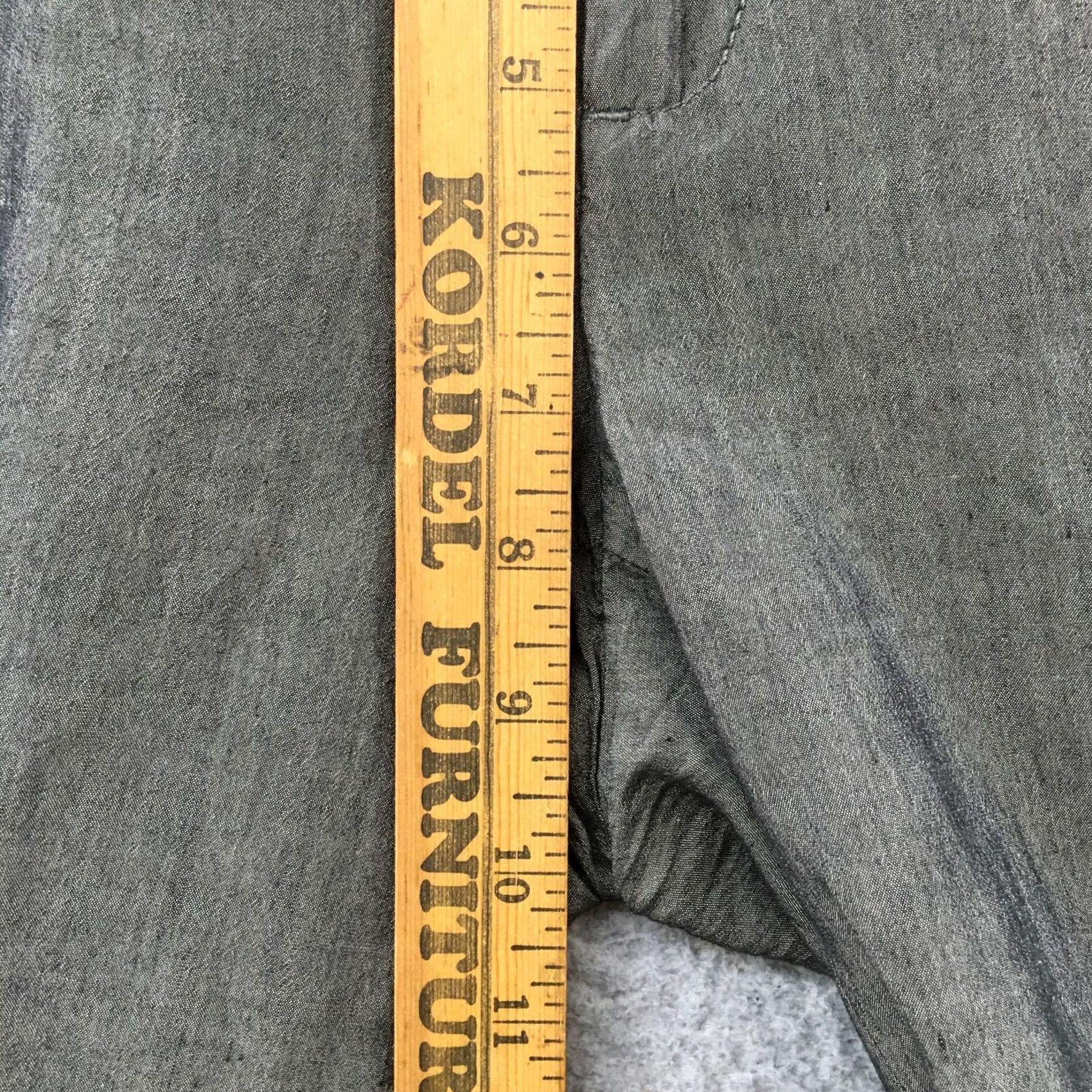 Banana Republic Banana Republic Dress Pants Womens Petite 0 Gray Mid Rise Pants Tapered Flat Front Size 25" / US 0 / IT 36 - 7 Thumbnail