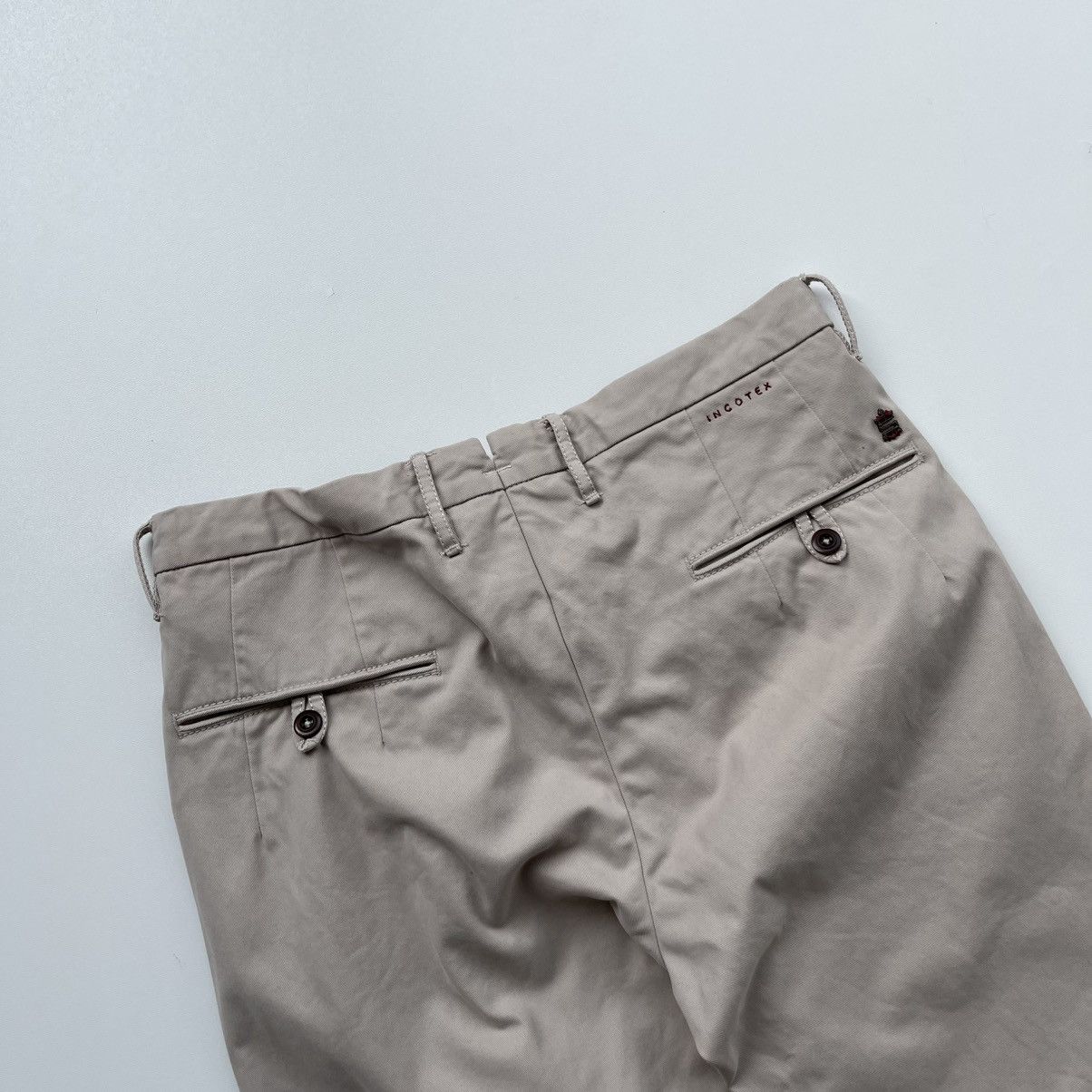 Incotex Incotex SLA CKS Slim Fit Chino Pants Beige Size US 30 / EU 46 - 6 Thumbnail