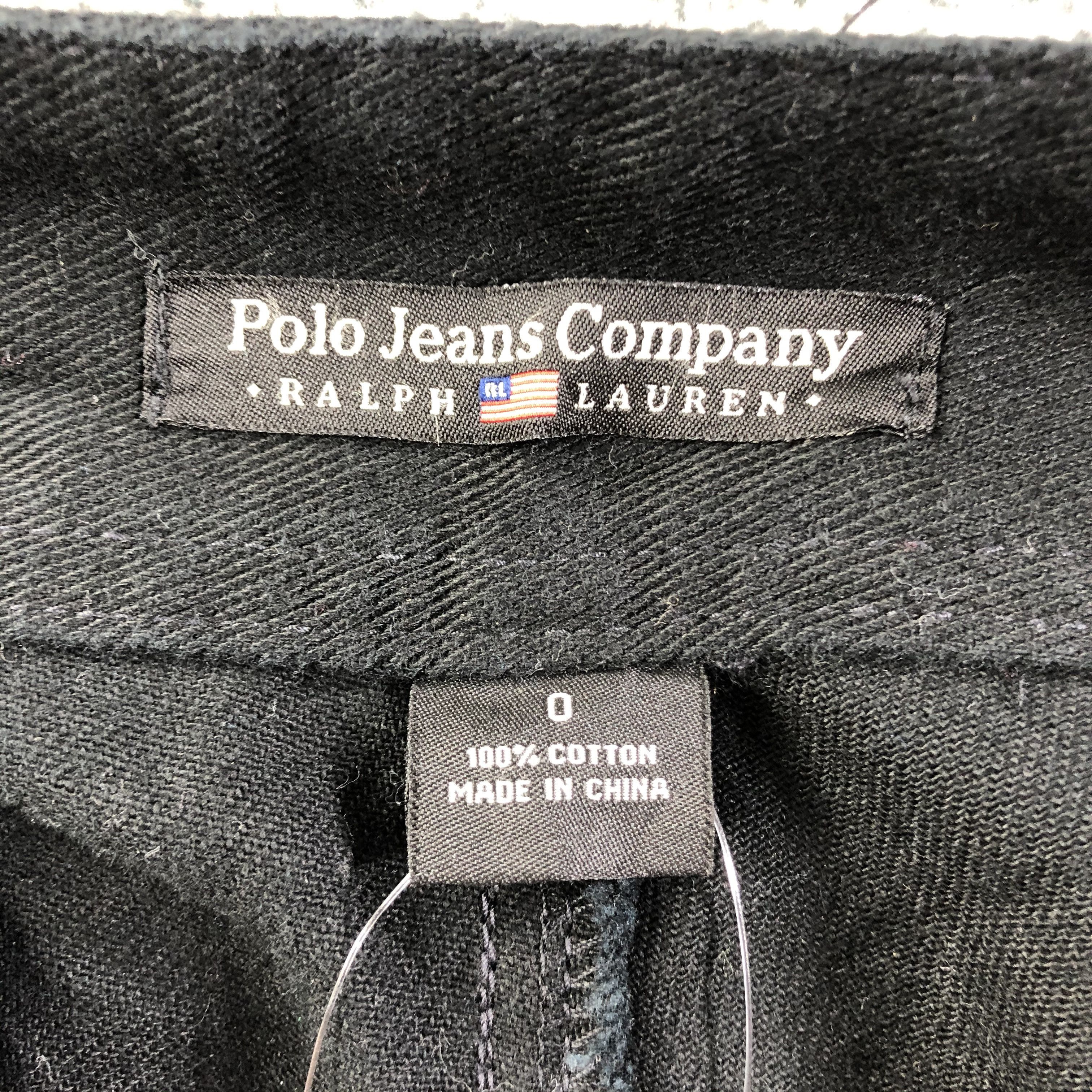 Polo Ralph Lauren Polo Jeans Ralph Lauren Jeans Black Flare Denim KJ1778 Size 26" / US 2 / IT 38 - 7 Thumbnail