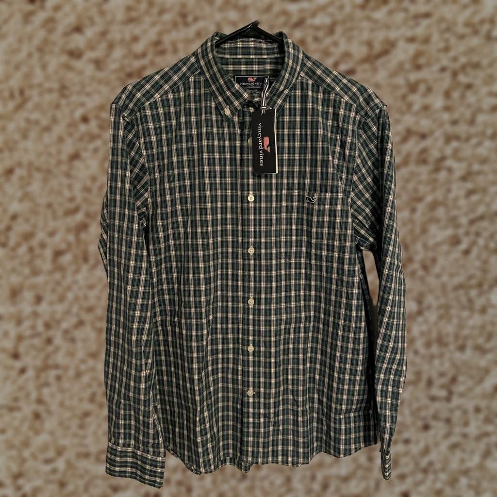 Vineyard Vines Vineyard Vines Shirt Men's M Button Up Classic Fit Gingham Poplin L/S Multicolor Size US M / EU 48-50 / 2 - 1 Thumbnail