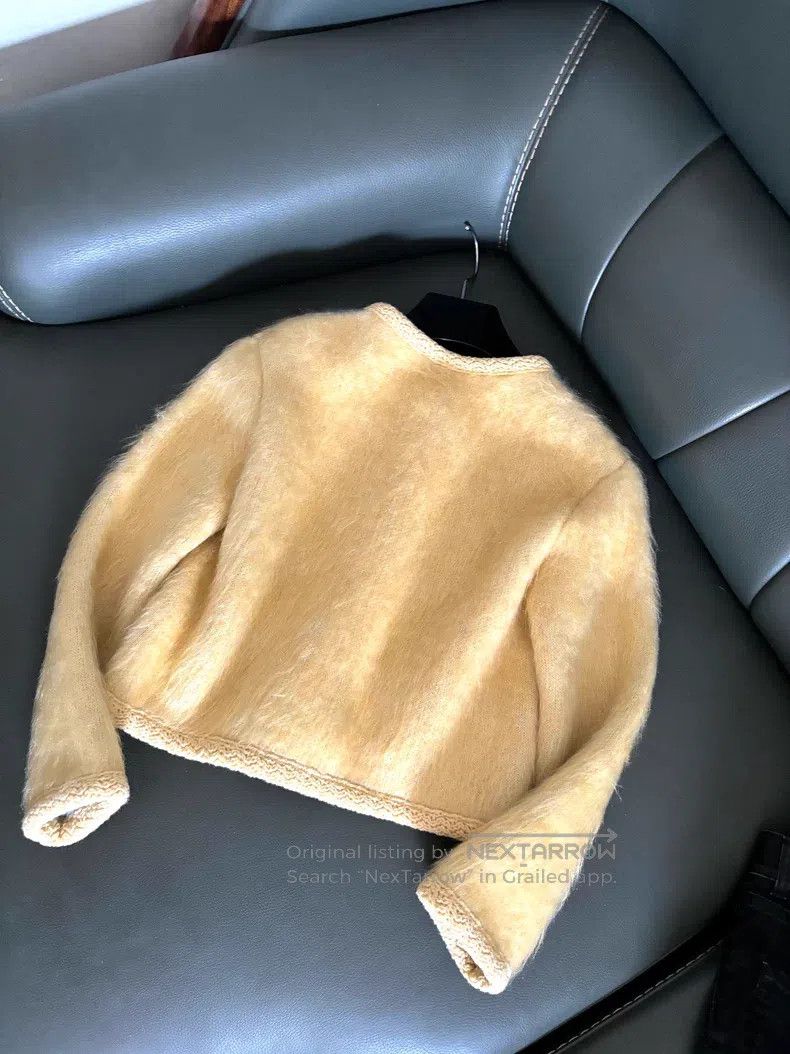 Celine CELINE Fleece Wool Mohair Cardigan Size XS / US 0-2 / IT 36-38 - 2 Thumbnail