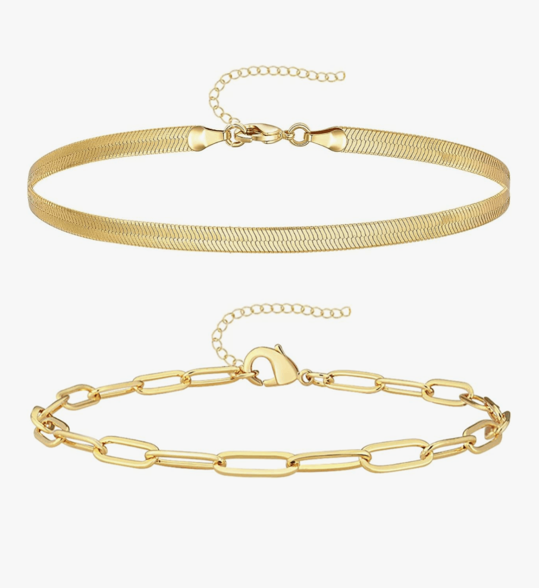 The Unbranded Brand Classy Minimialist Jewelry Gold set of bracelets Size ONE SIZE - 1 Thumbnail