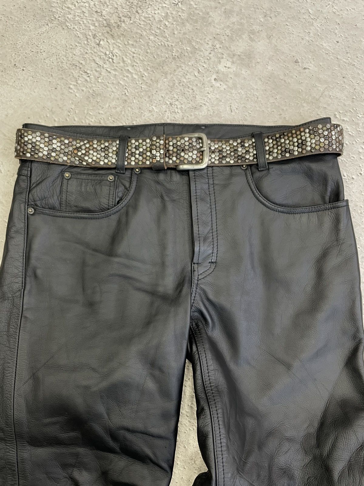 Japanese Brand × KMRii × Vintage VINTAGE METAL BELT JACKET ARCHIVE 2000s avant Garde belt Size ONE SIZE - 2 Thumbnail