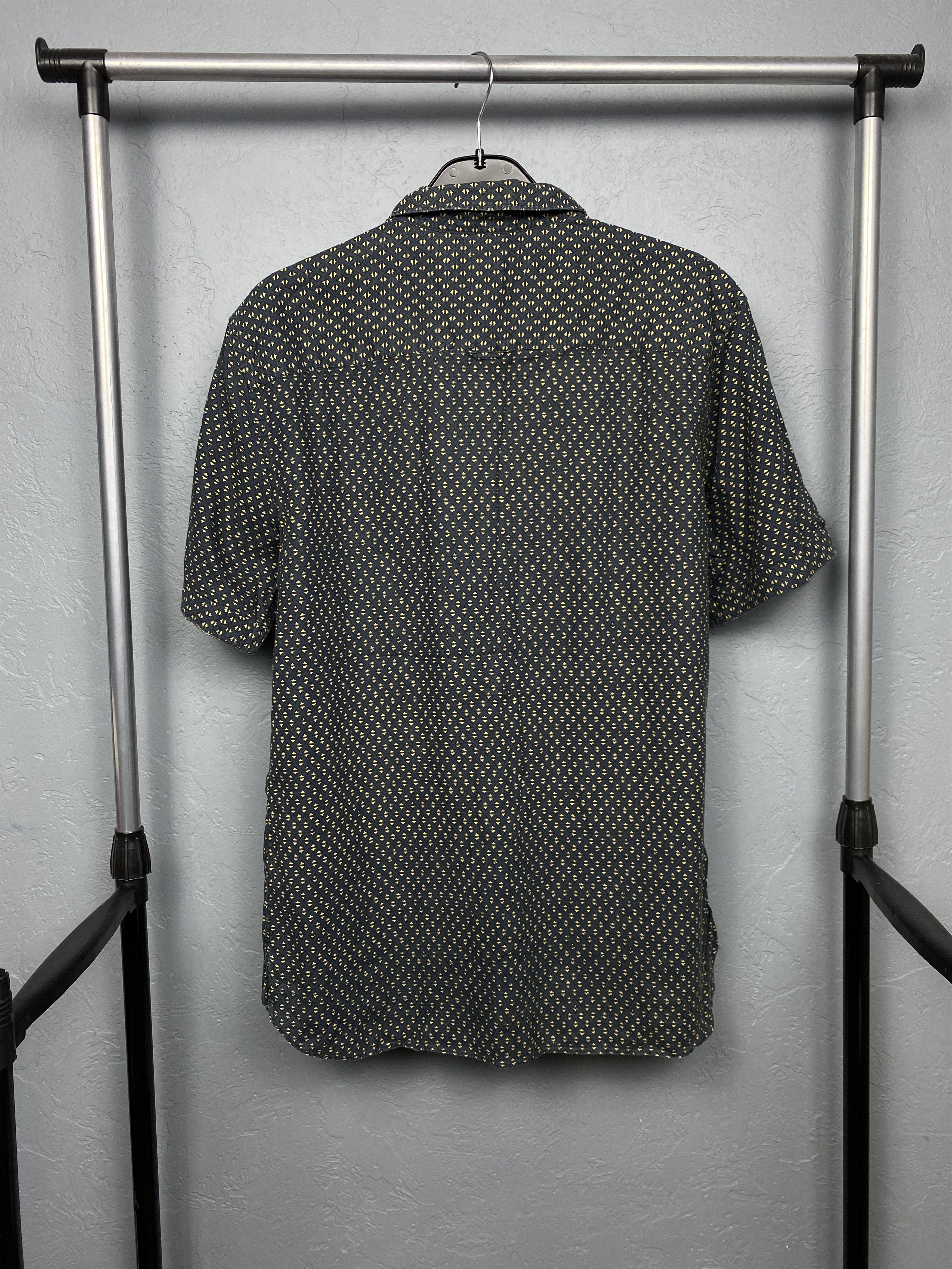 Allsaints Allsaints Mens Phalanx LINEN Hawaiian Shirt Full Printed Size US L / EU 52-54 / 3 - 5 Thumbnail