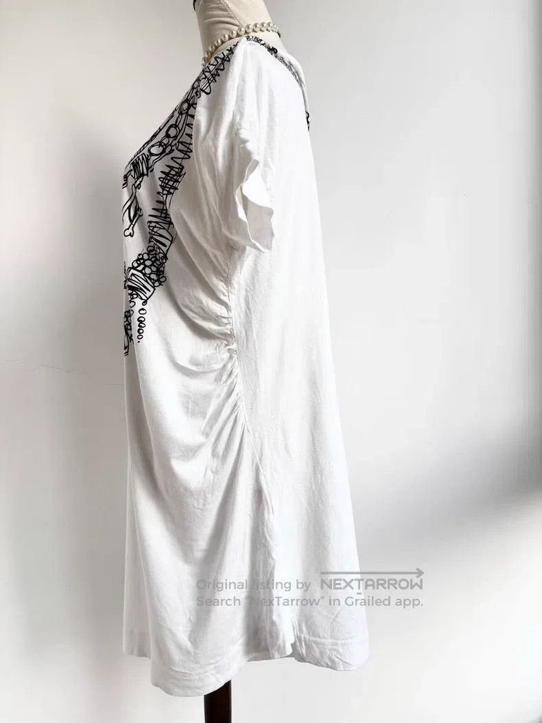Vivienne Westwood Vivienne Westwood White Saturn Print Ruffle Dress with Irr Size M / US 6-8 / IT 42-44 - 4 Thumbnail