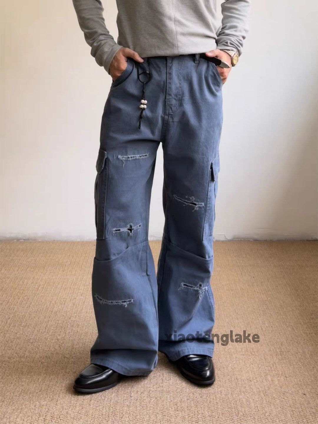 Vintage xz utility military outdoor tactical ripped damaged pants Size US 32 / EU 48 - 5 Thumbnail
