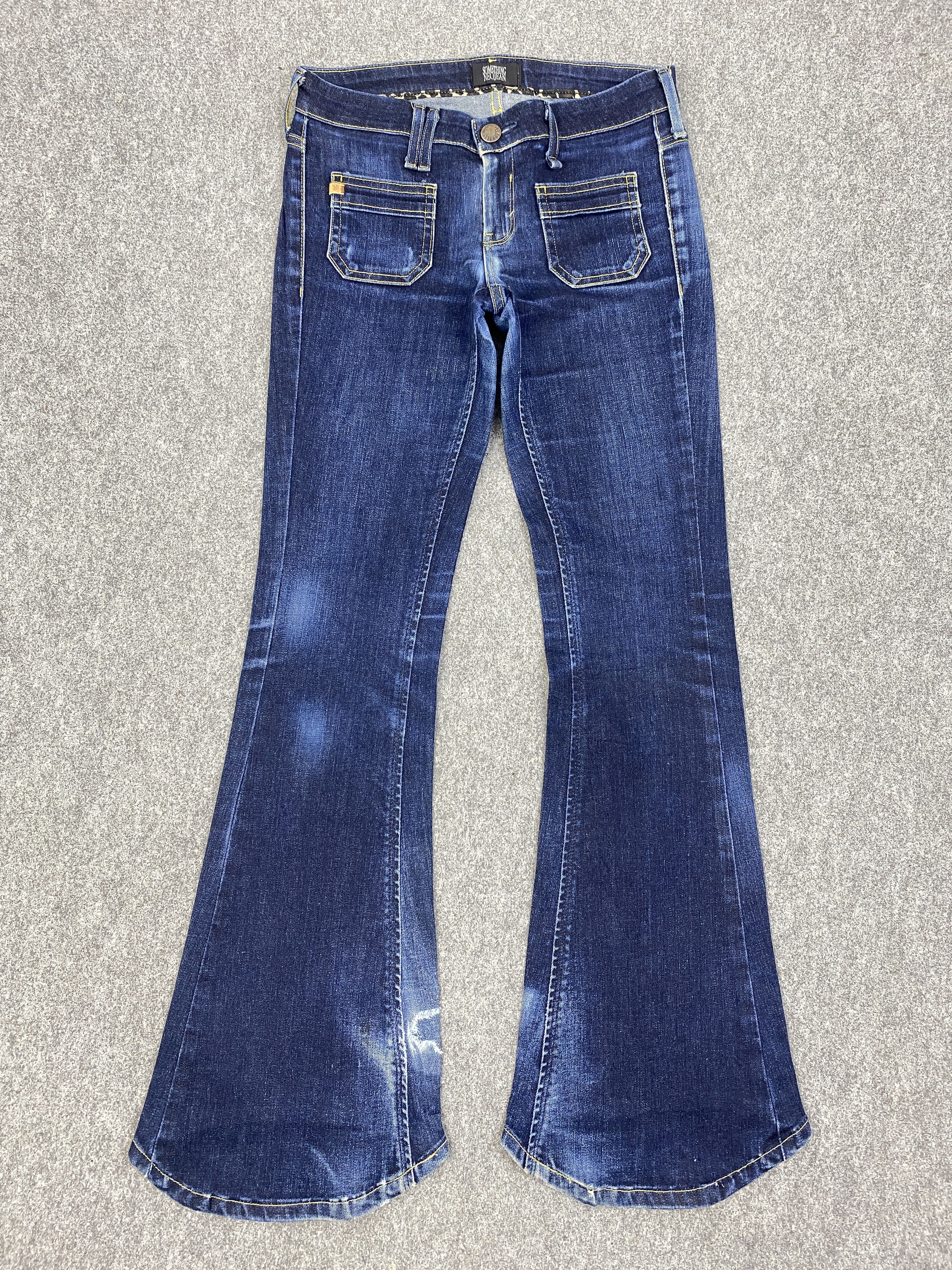 Edwin Vintage Edwin Faded Blue Flared Bootcut Jeans DP2847 Size US 29 - 1 Thumbnail