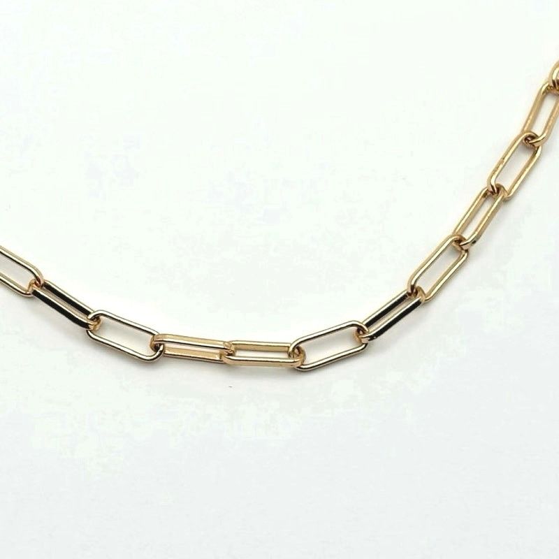 Other Gold Paper Clip Necklace Size ONE SIZE - 2 Thumbnail
