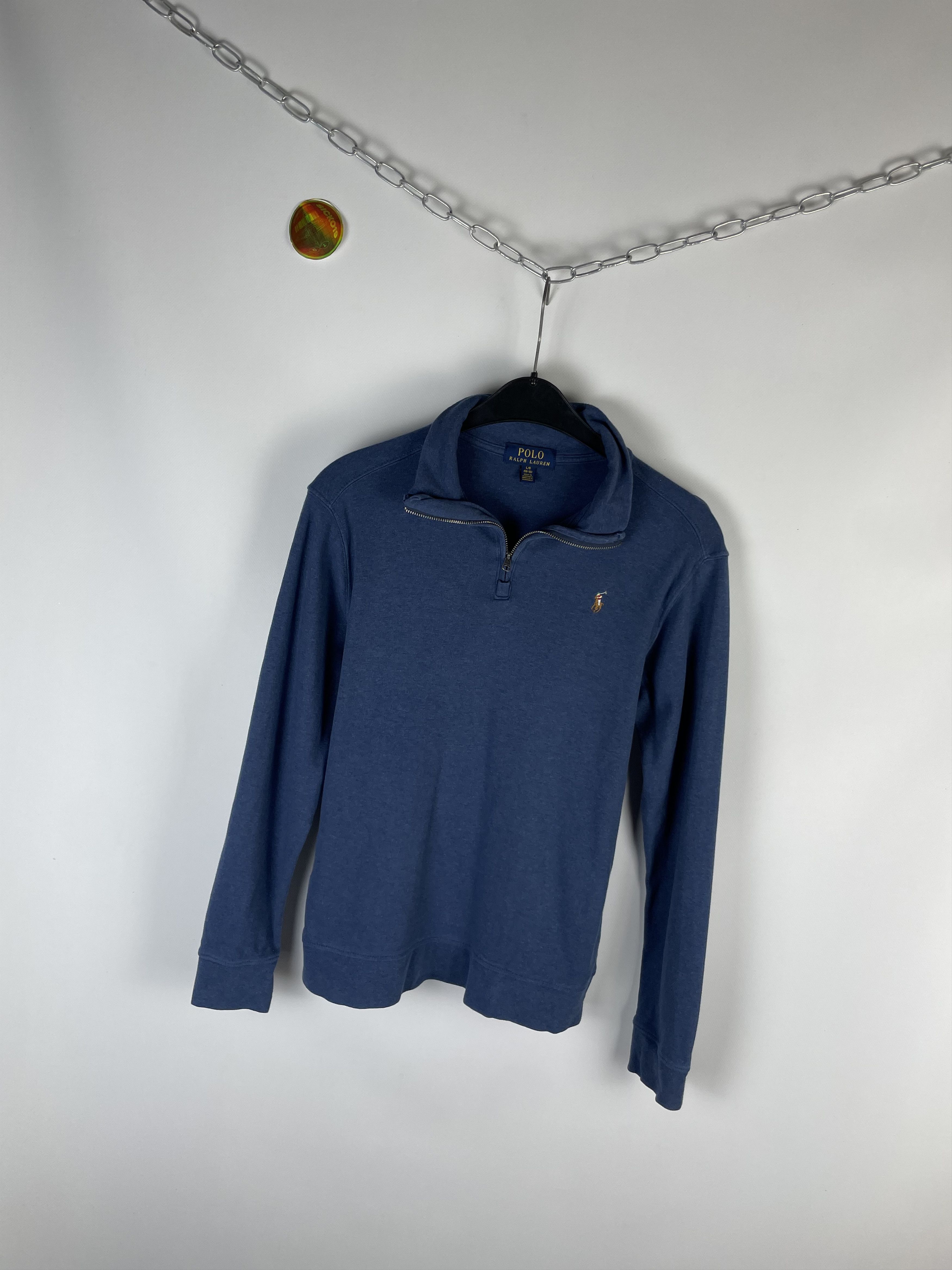 Polo Ralph Lauren × Vintage Vintage Polo Ralph Lauren 1/3 Zip Sweater Size US XXS / EU 40 - 2 Thumbnail