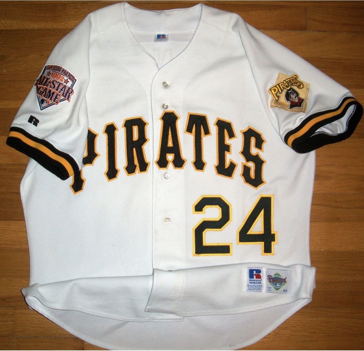 Russell Athletic Pirates Barry Bonds Authentic All Star Game Jersey Sz 44 USA Size US L / EU 52-54 / 3 - 1 Thumbnail