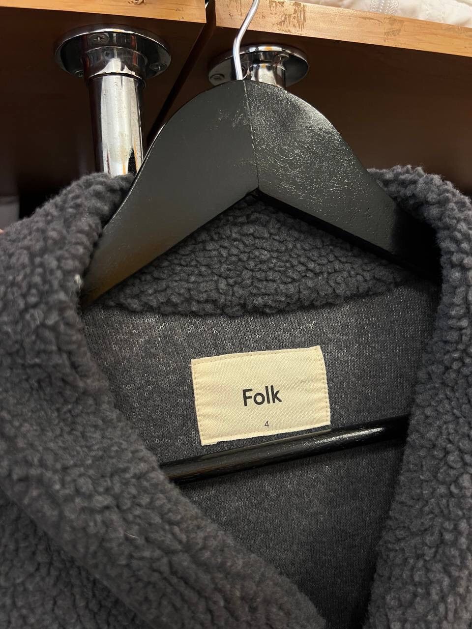 Folk × Vintage Folk fleece jacket pockets Size US L / EU 52-54 / 3 - 6 Thumbnail