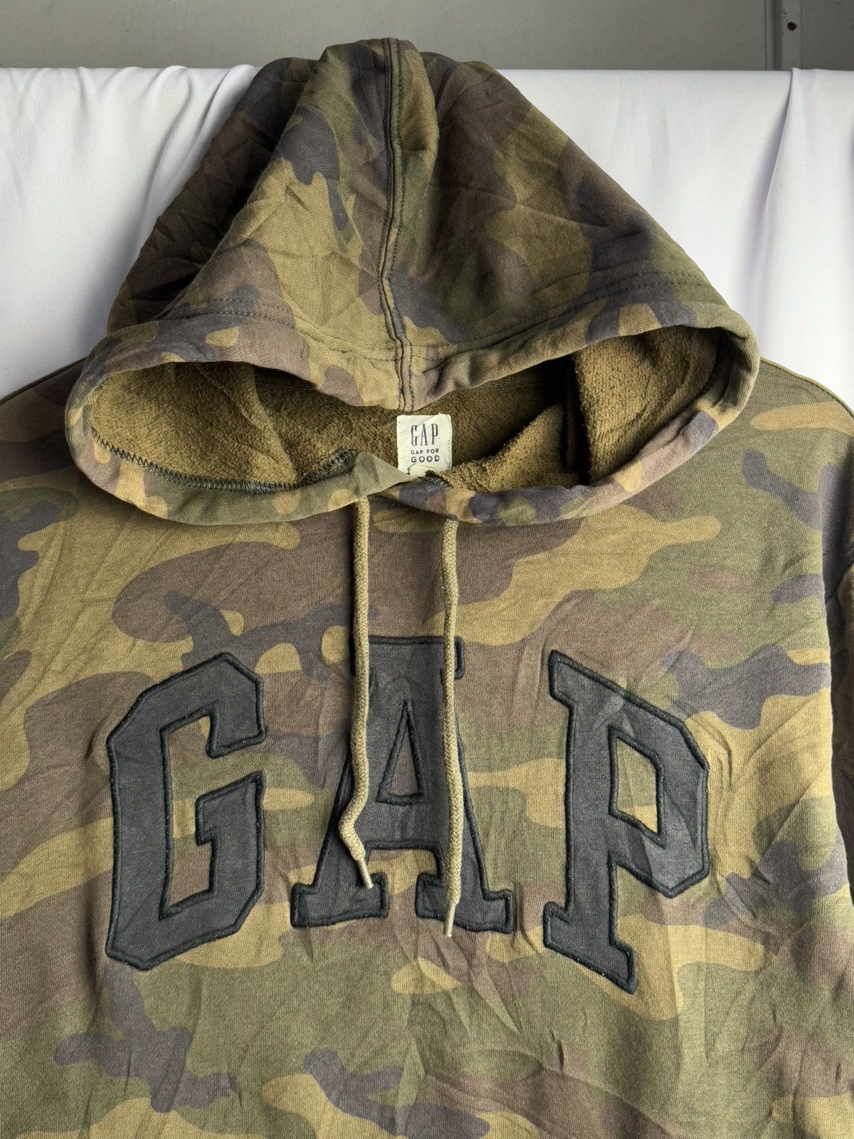 If Six Was Nine × Japanese Brand × Le Grande Bleu (L.G.B.) GAP For Good Camo Hoodie Size US L / EU 52-54 / 3 - 2 Thumbnail