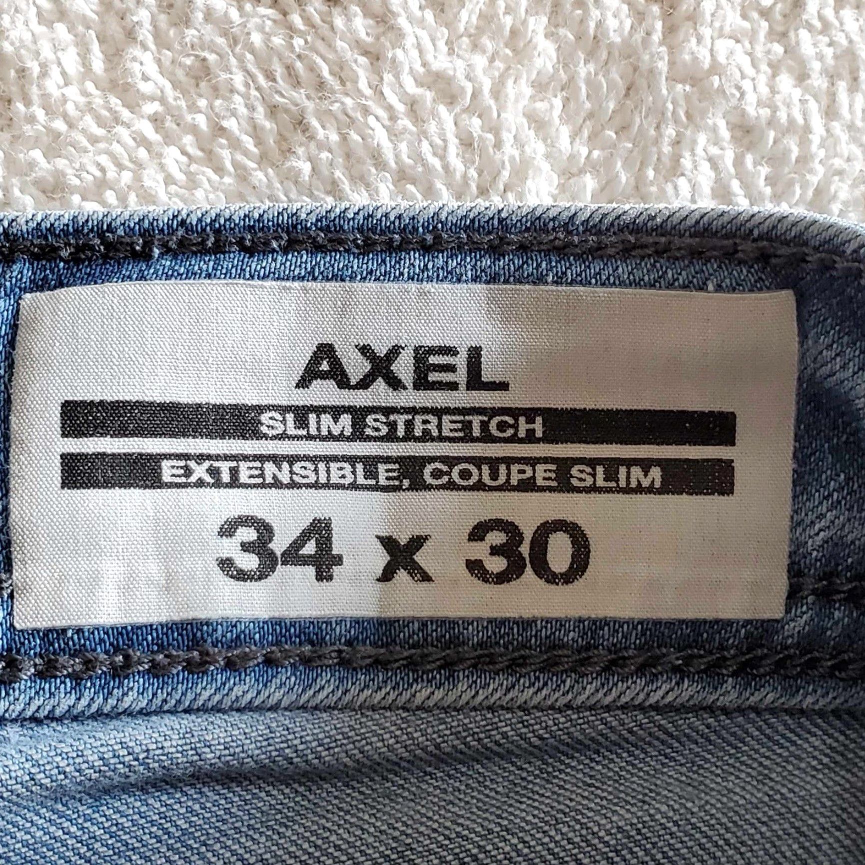 Buffalo David Bitton Buffalo David Bitton Jeans Axel Slim Stretch 34 x 30 Jeans Men Regular Blue Slim Stretch 34 x 30 Mens Size US 34 / EU 50 - 2 Thumbnail