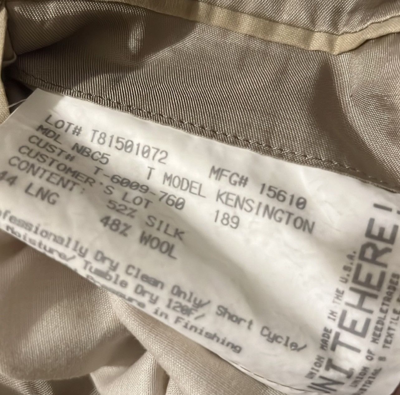 Burberry Burberry London Wool/Silk Blazer Size 44L - 10 Thumbnail