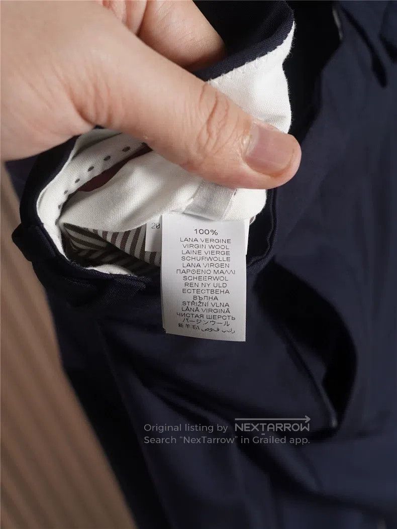 Brunello Cucinelli Brunello Cucinelli Men's Wool Dress Pants Size US 42 / EU 58 - 9 Thumbnail