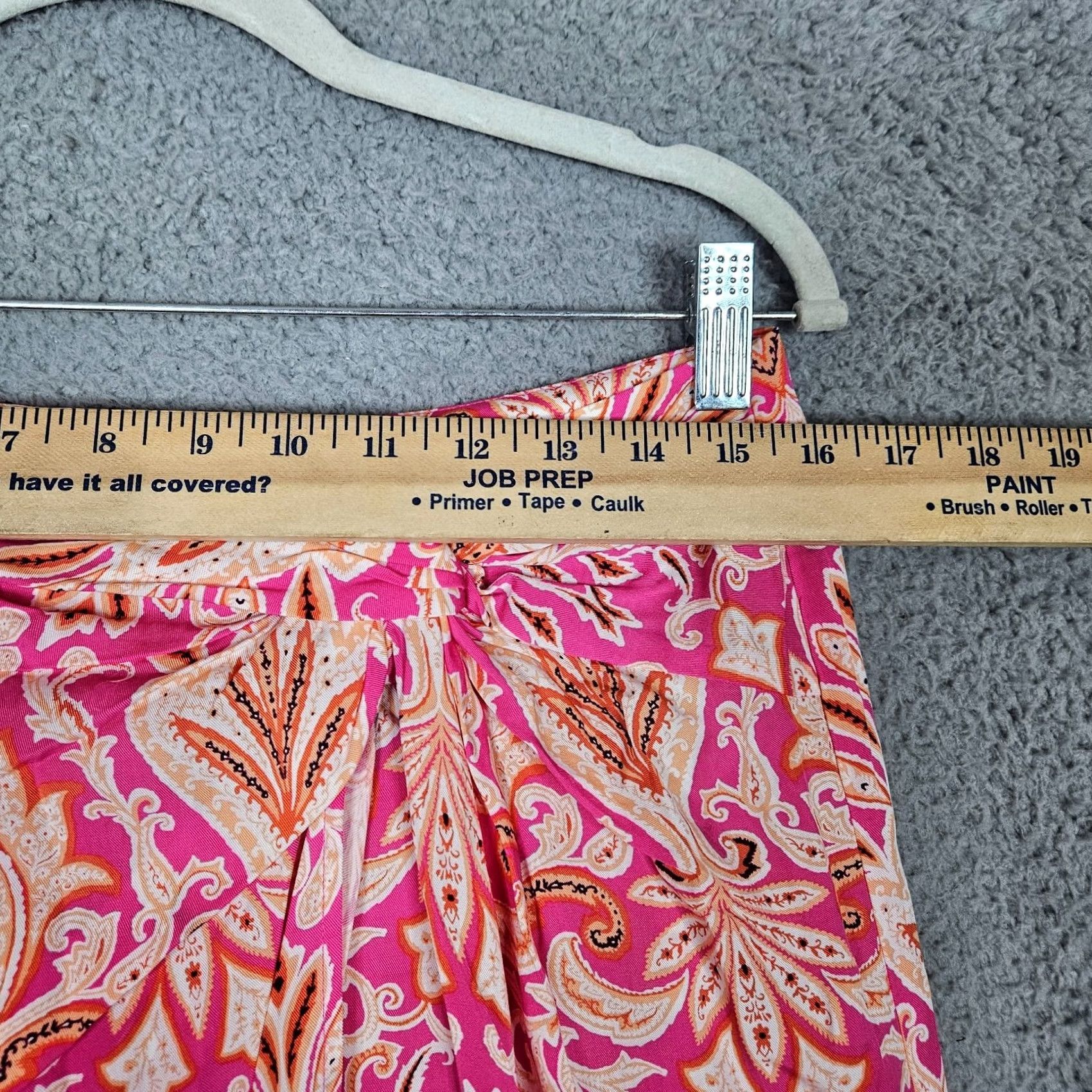 Loft LOFT By Ann Taylor Melrose Pink Paisley Sarong Skirt Size 12 NEW Size 34" / US 12 / IT 48 - 7 Thumbnail