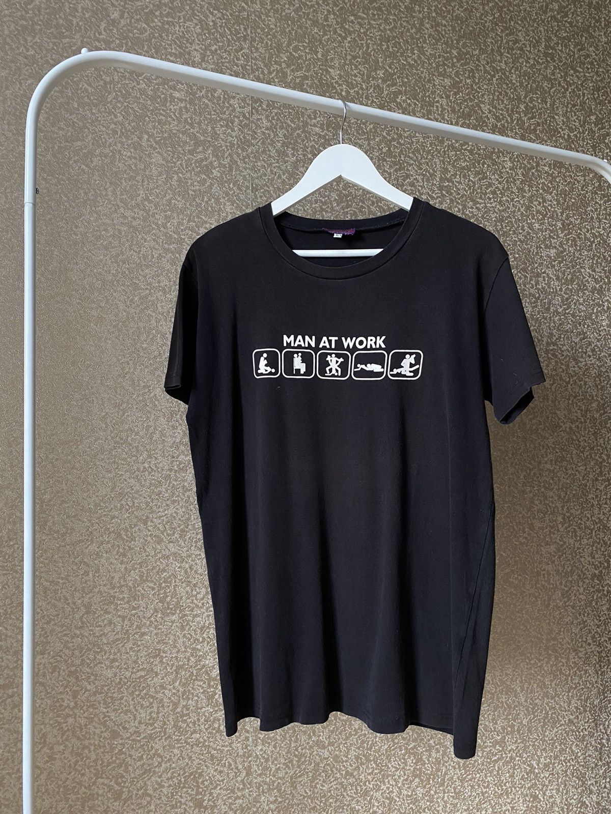 Band Tees Vintage Man at Work Humor tee Sex Porn Size US M / EU 48-50 / 2 - 2 Thumbnail