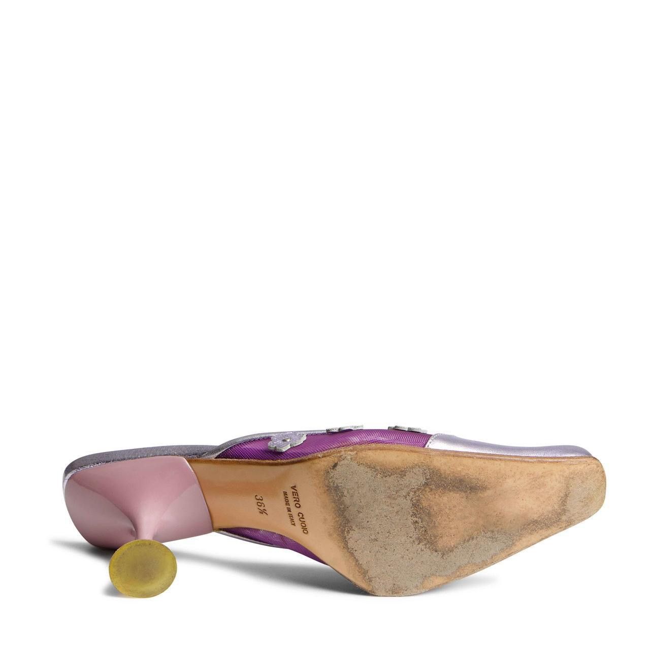 Miu Miu 1999 FLORAL HEELS Size US 6.5 / IT 36.5 - 5 Thumbnail