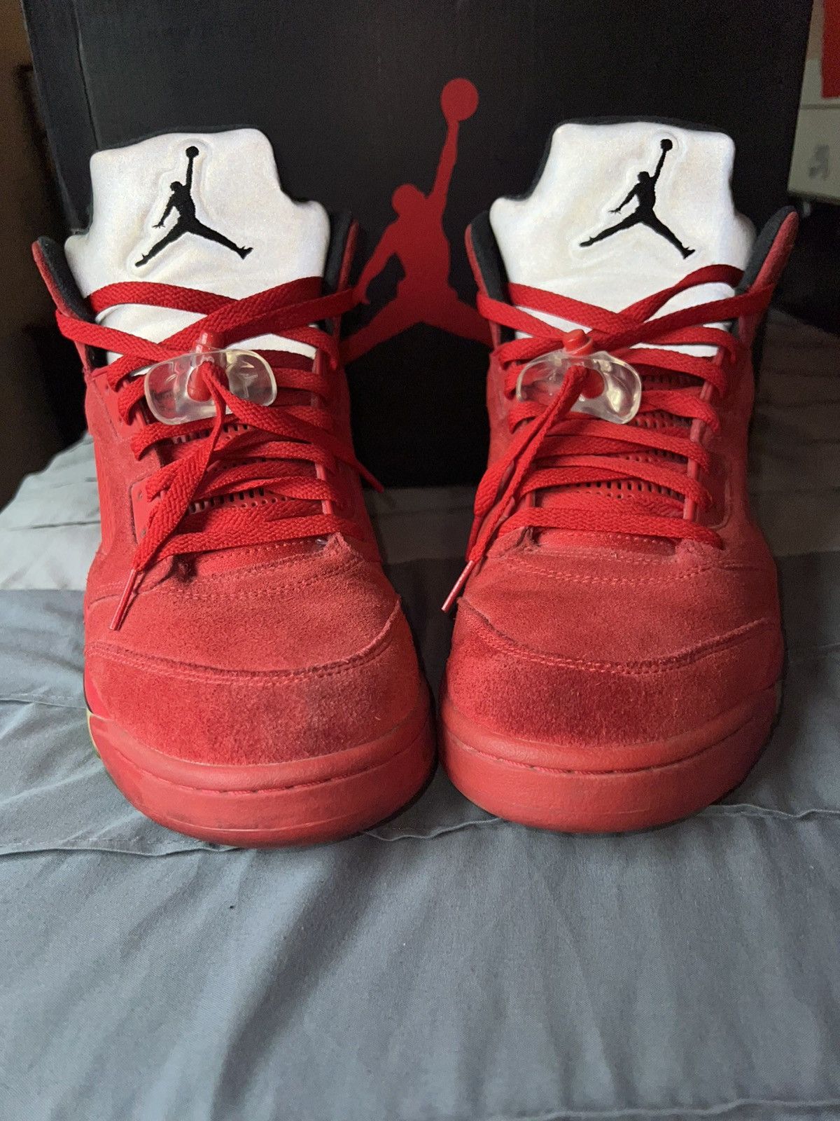 Jordan Retro Red Suede Men Size 12