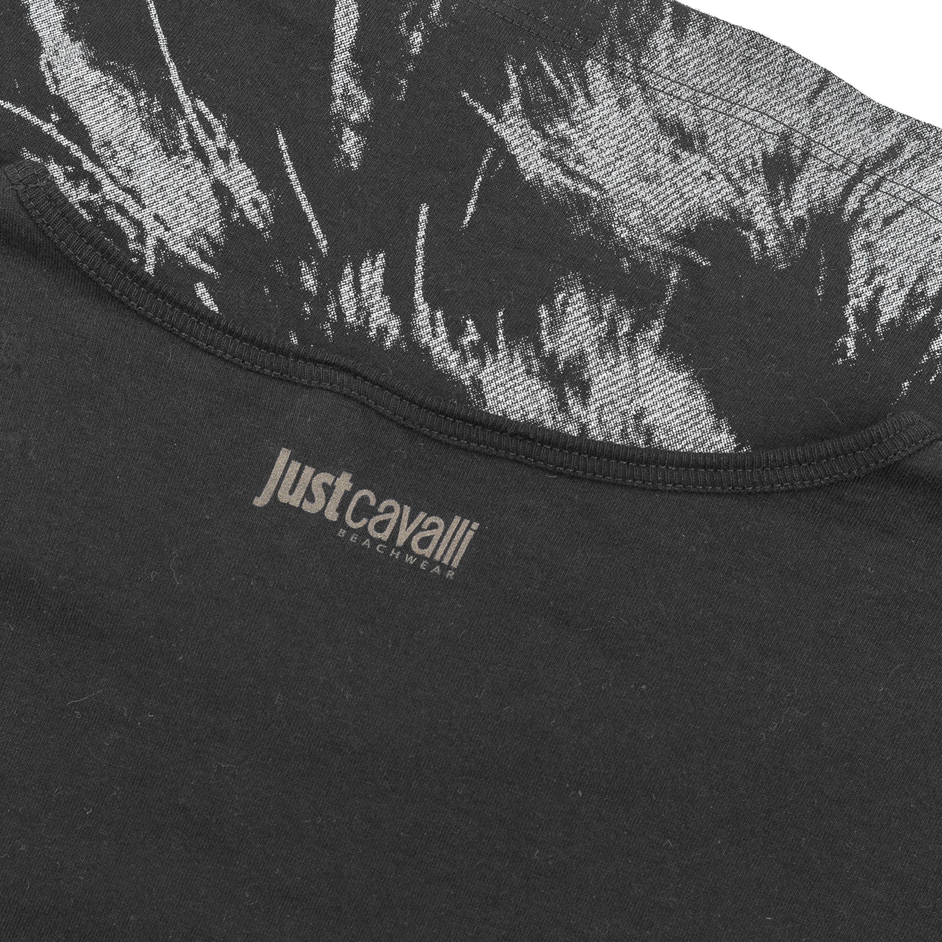 Just Cavalli Just Cavalli Tiger Print Black T-Shirt Size US M / EU 48-50 / 2 - 3 Thumbnail