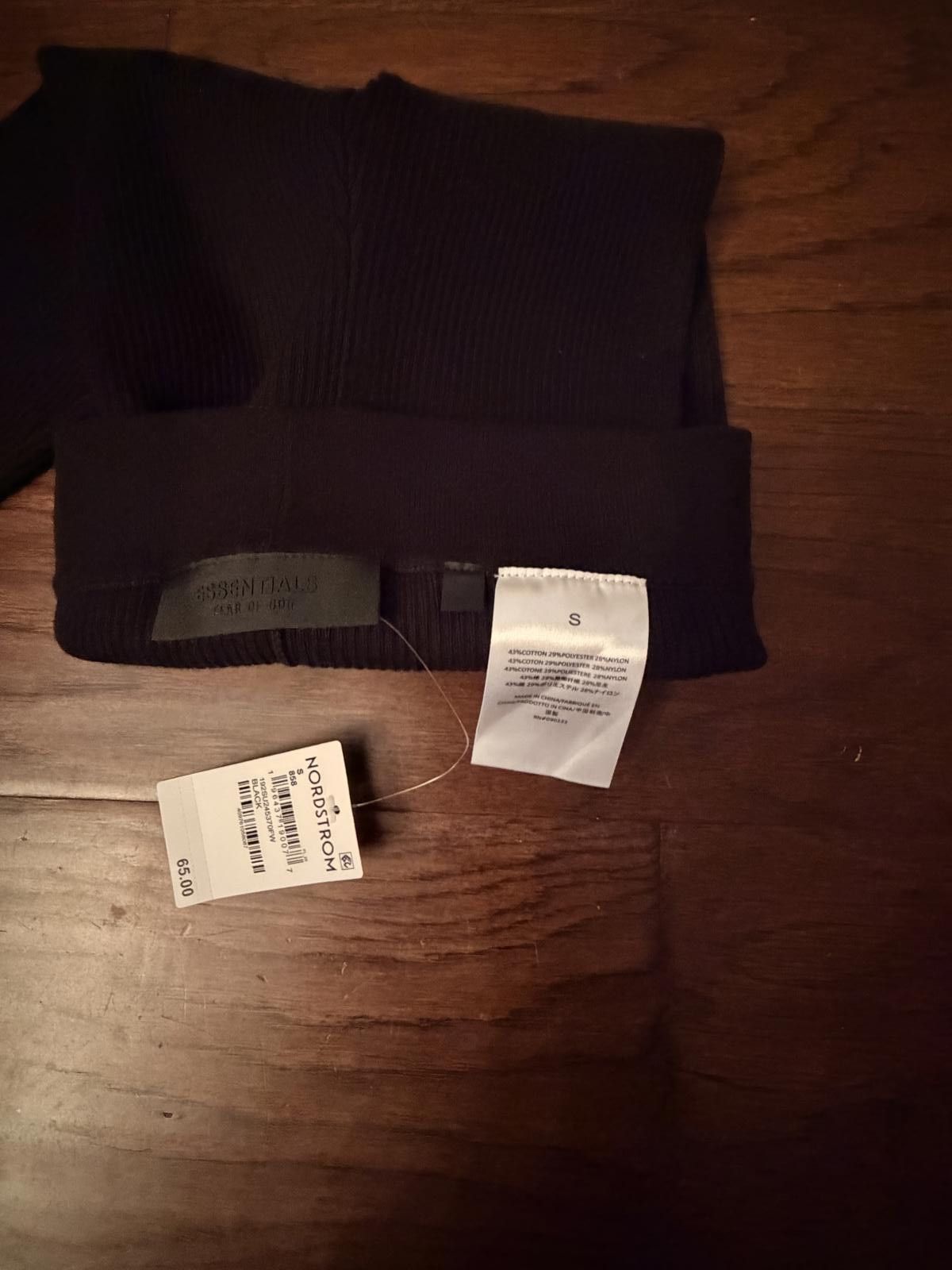 Other Fear of God Essentials Logo-Patch Ribbed Biker Shorts Size ONE SIZE - 4 Thumbnail