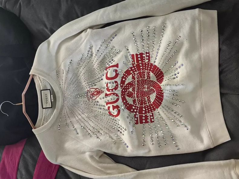Gucci Gucci Sweatshirt with Sparkling Rhinestones - dmc | Grailed