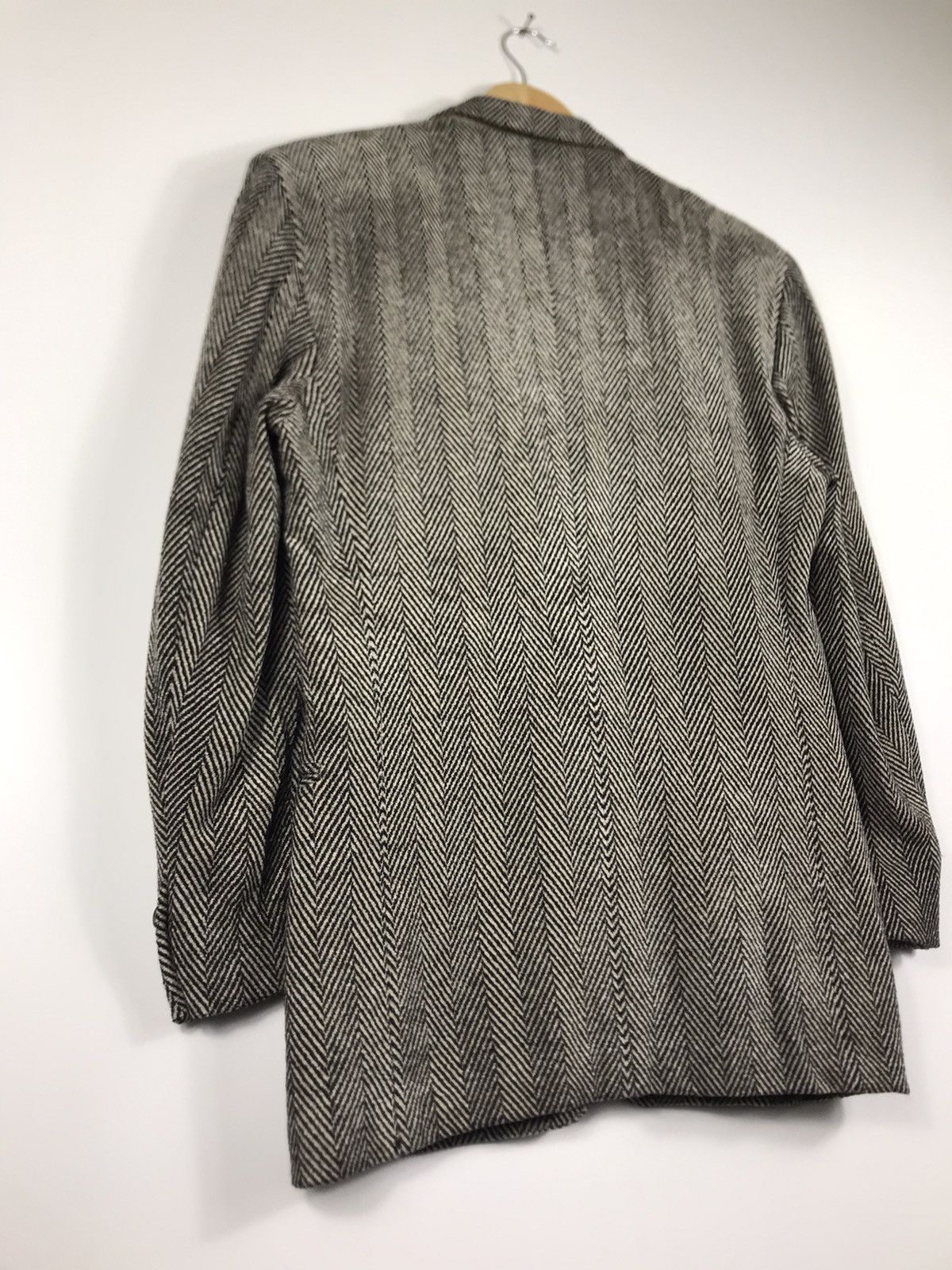 Gianfranco Ferre ⚡️Vintage Gianfranco Ferre Wool Tweed Single Breast Coat Size 44R - 14 Thumbnail